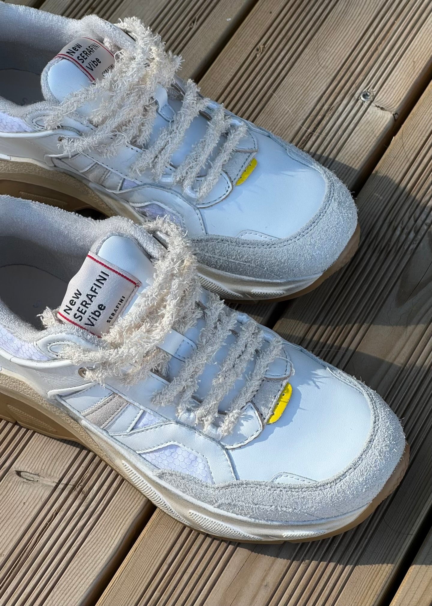 Baskets Serafini Vibe Milk - L'adresse Corte