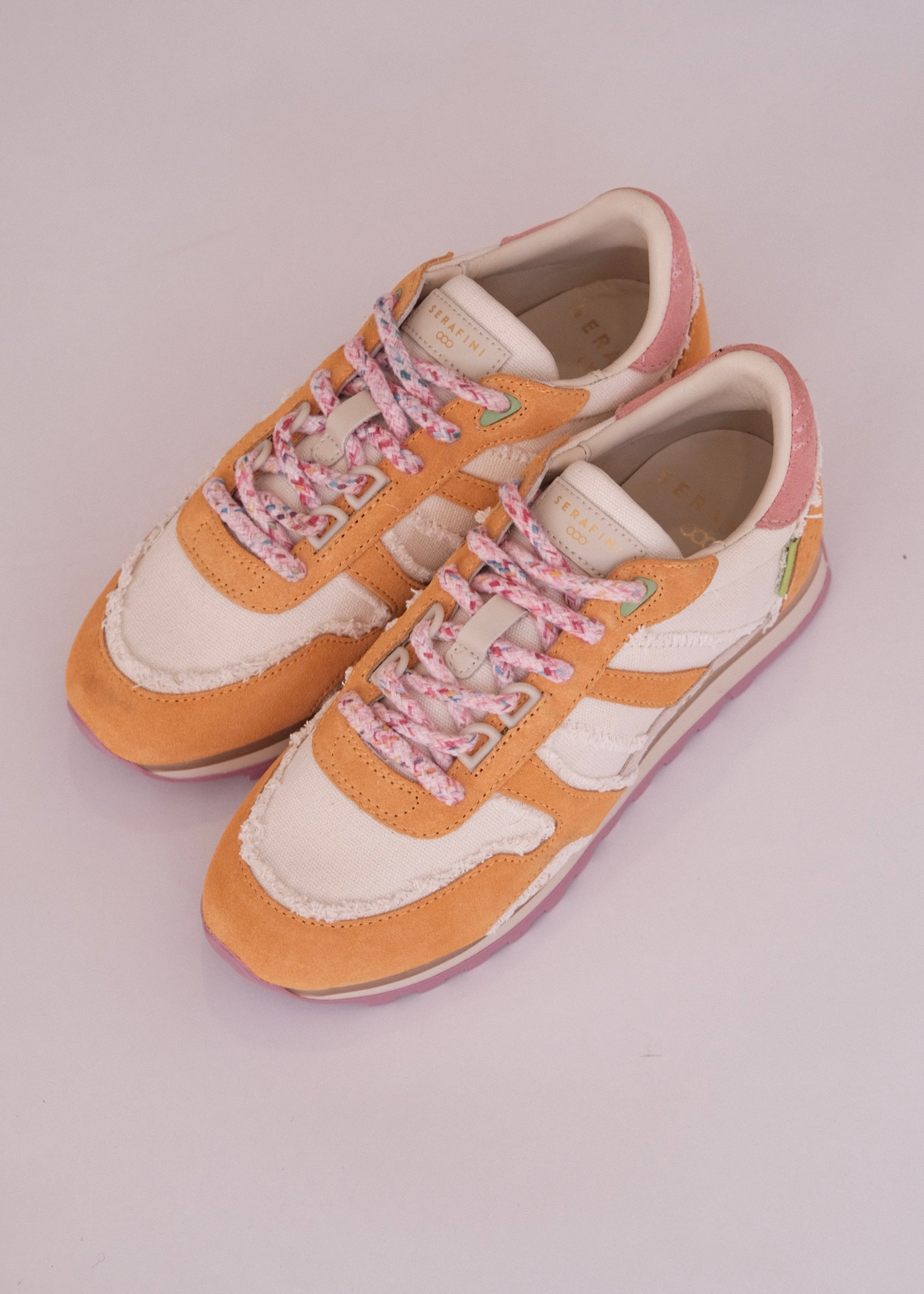 Baskets Serafini Bella Orange/Pink - L'adresse Corte