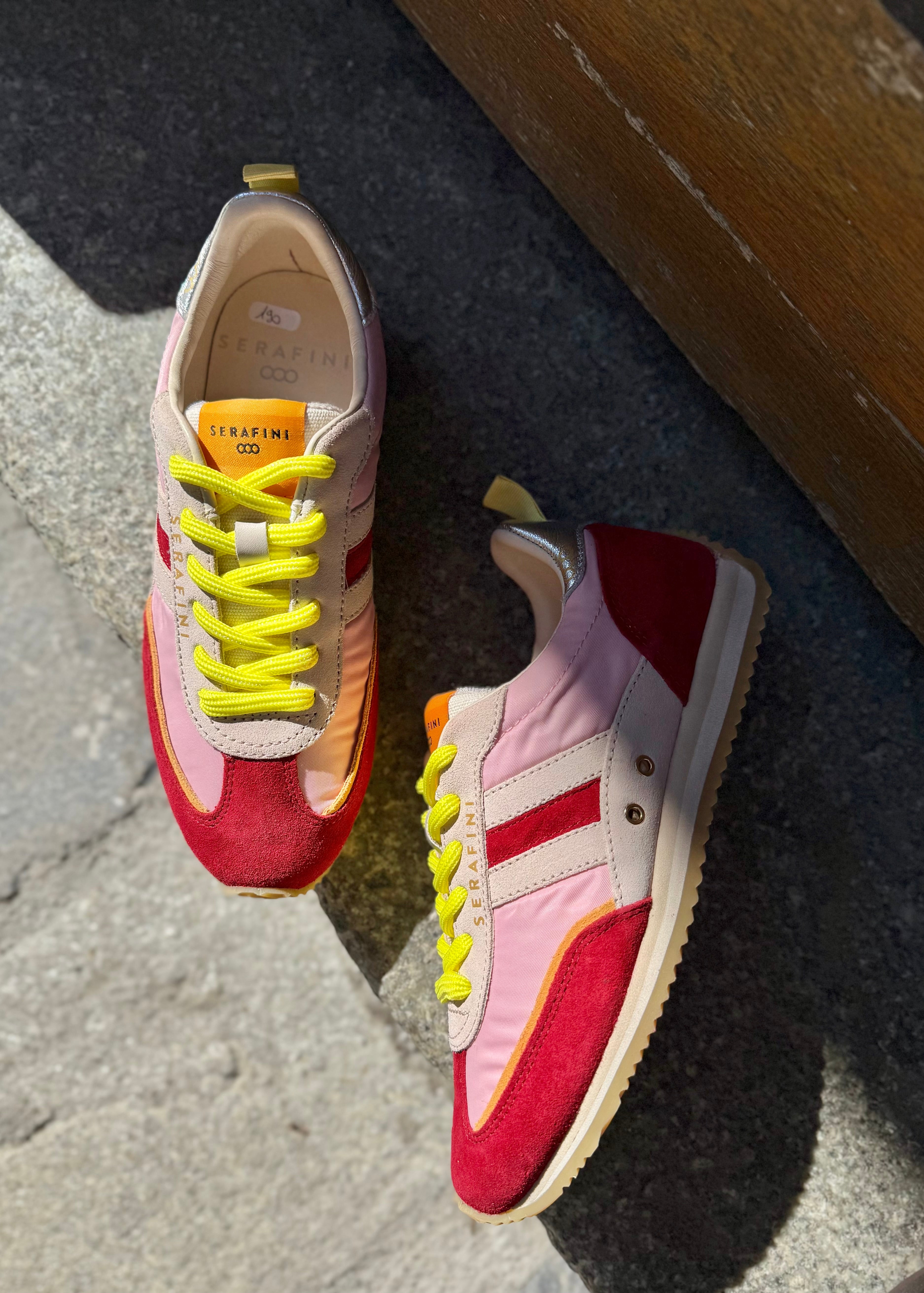 Baskets Serafini Lady D. Red/Pink - L'adresse Corte