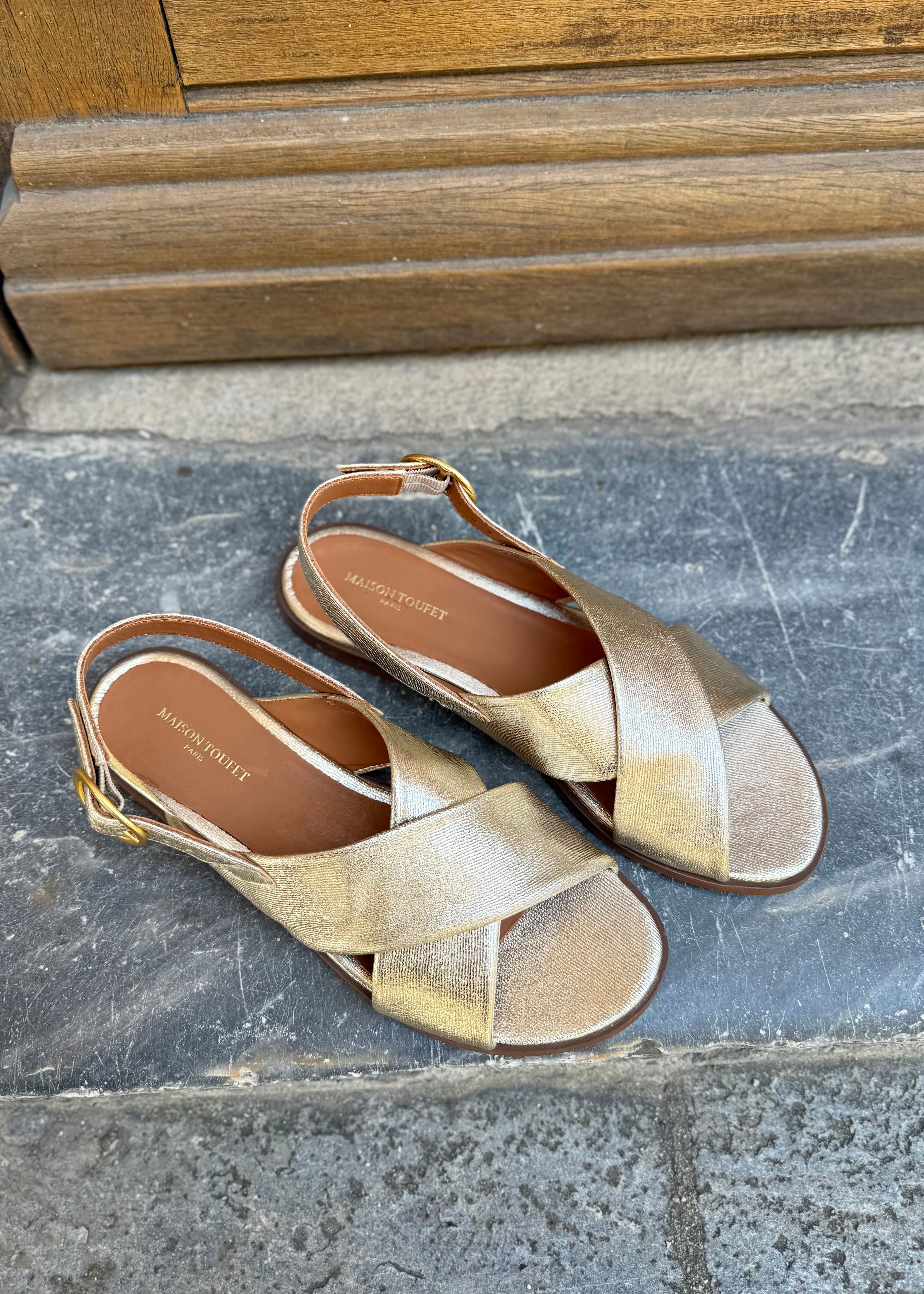 Sandales Maison Toufet Axelle light Gold Maison Toufet