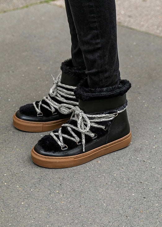 Bottines Maison Toufet Erica Noir - L'adresse Corte