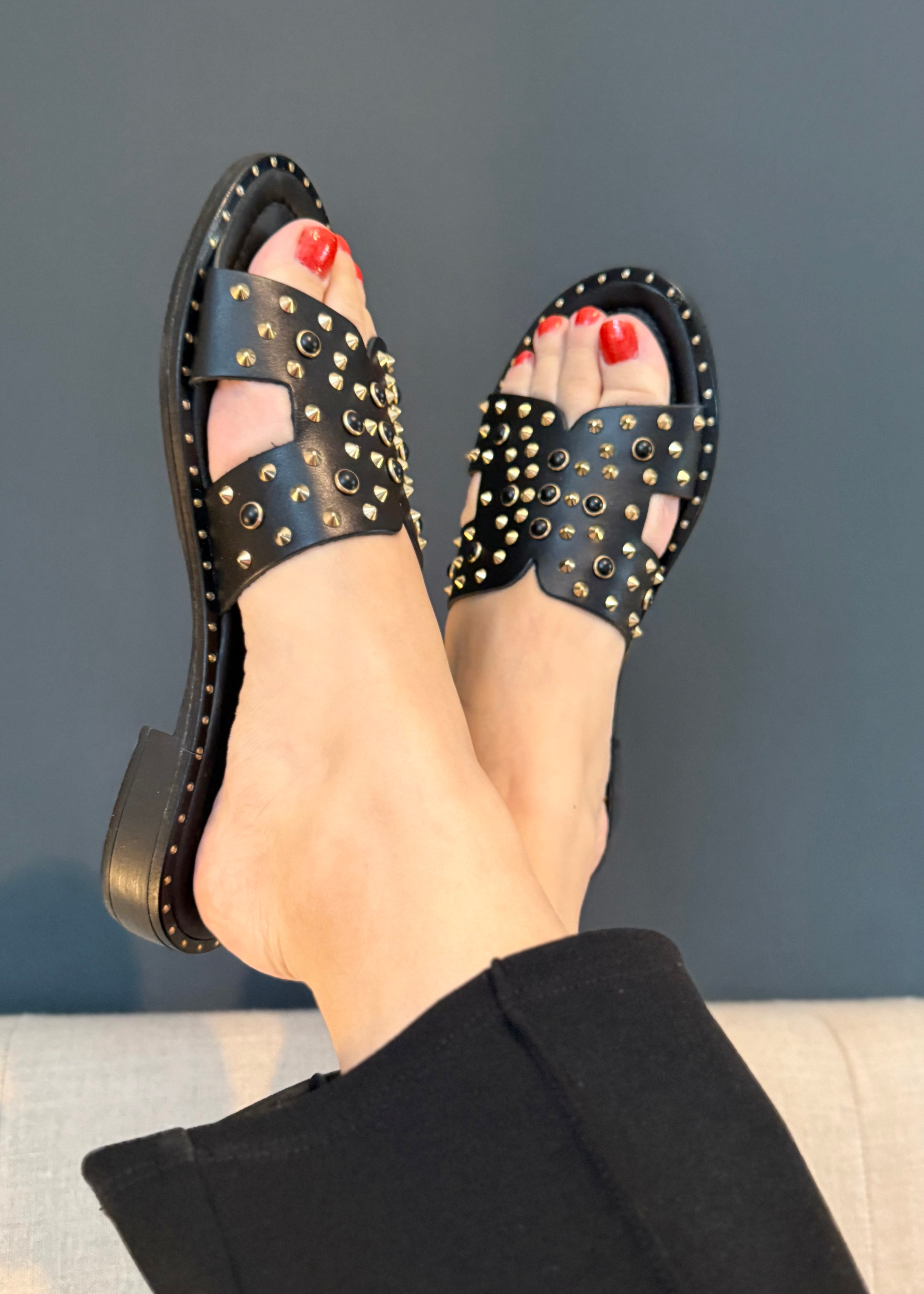 Sandales Donna Lucca 1726 Nero - L'adresse Corte