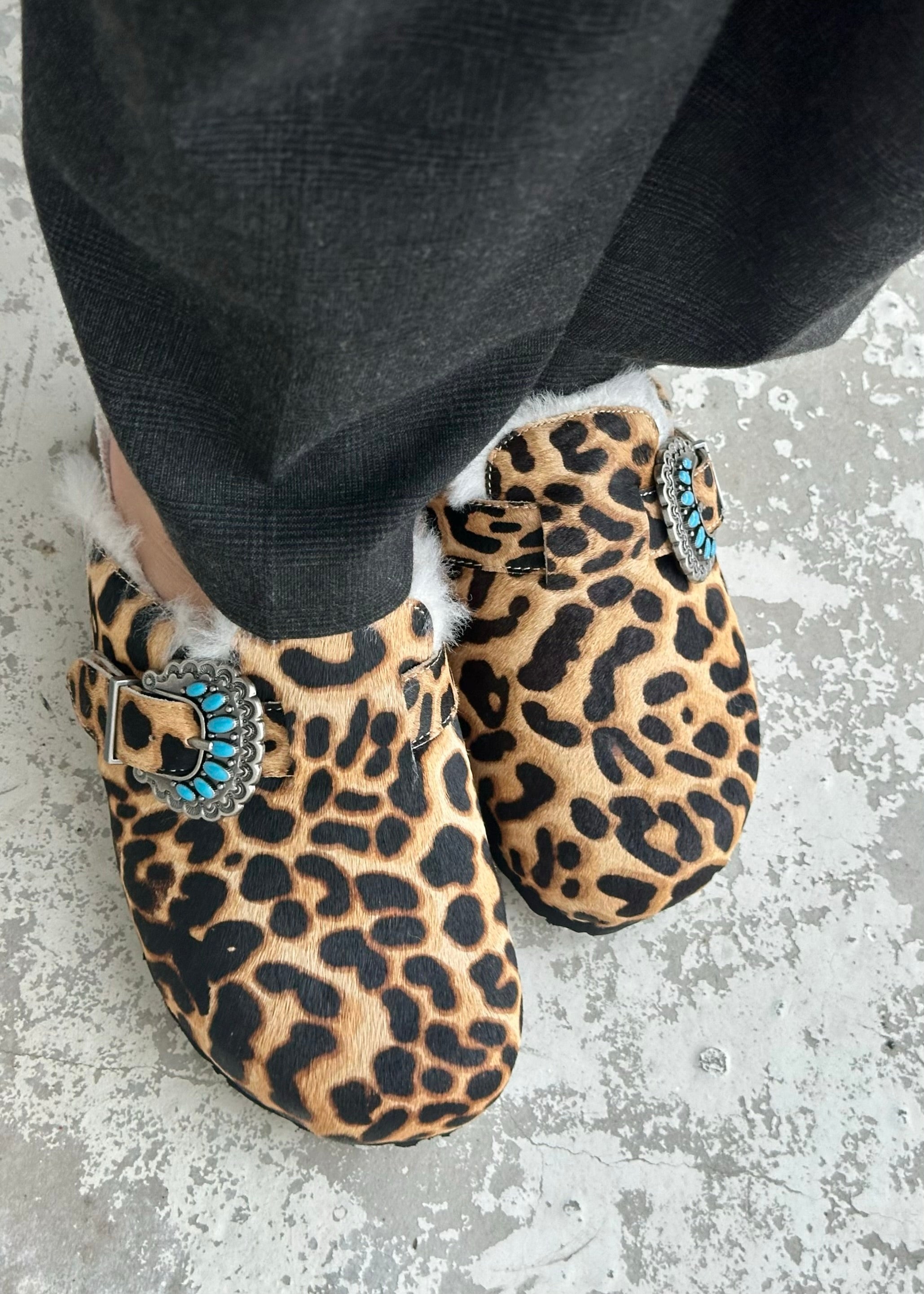 Mules Schmoove Paloma clog Léo/fur - L'adresse Corte