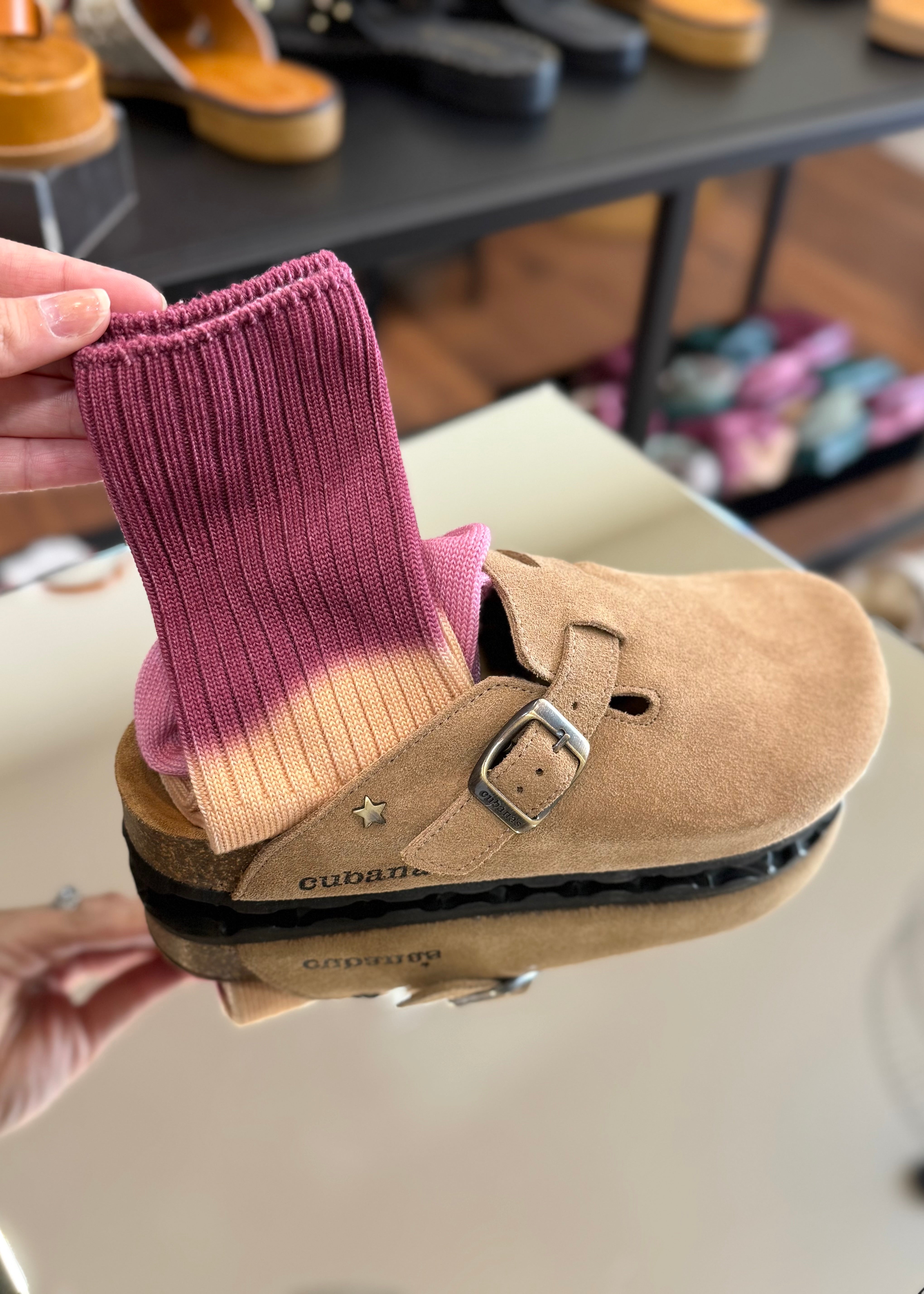 7DAYSSOCKS - Chaussettes de sport Crew Tie-dye Style 3 7DAYSSOCKS