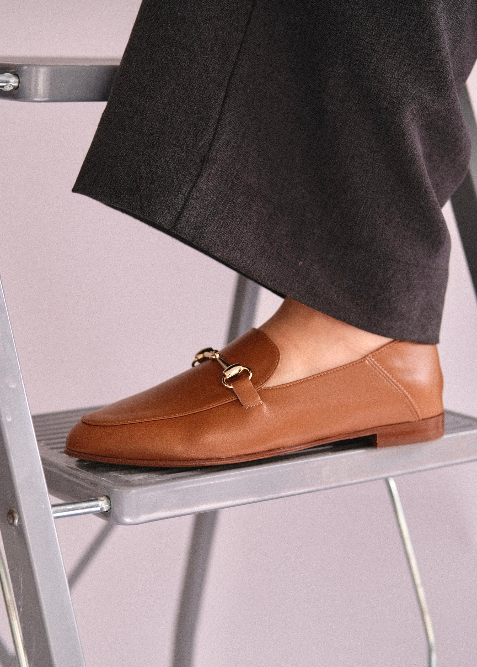 Mocassins Bobbies Jill Cognac - L'adresse Corte