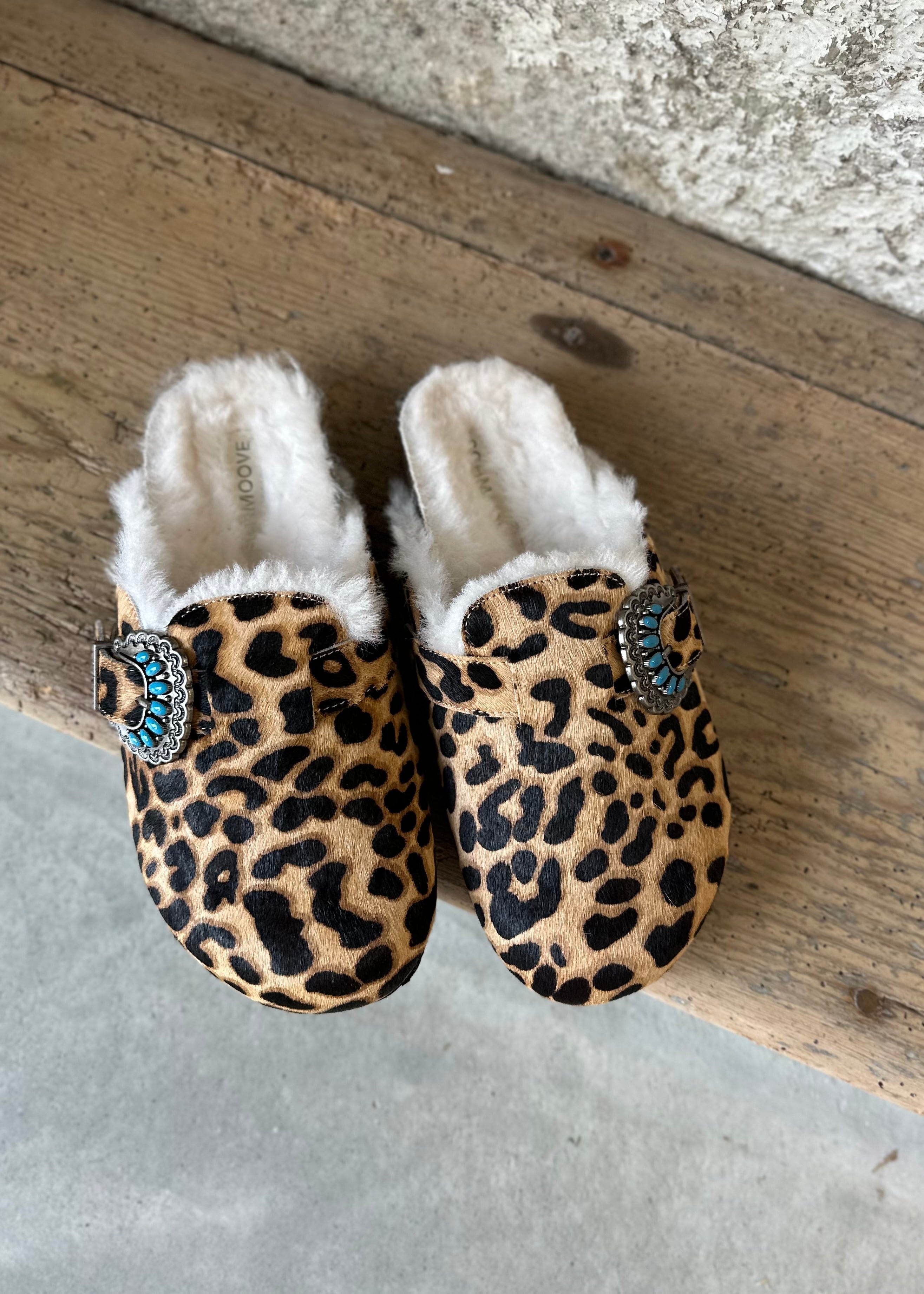 Mules Schmoove Paloma clog Léo/fur - L'adresse Corte