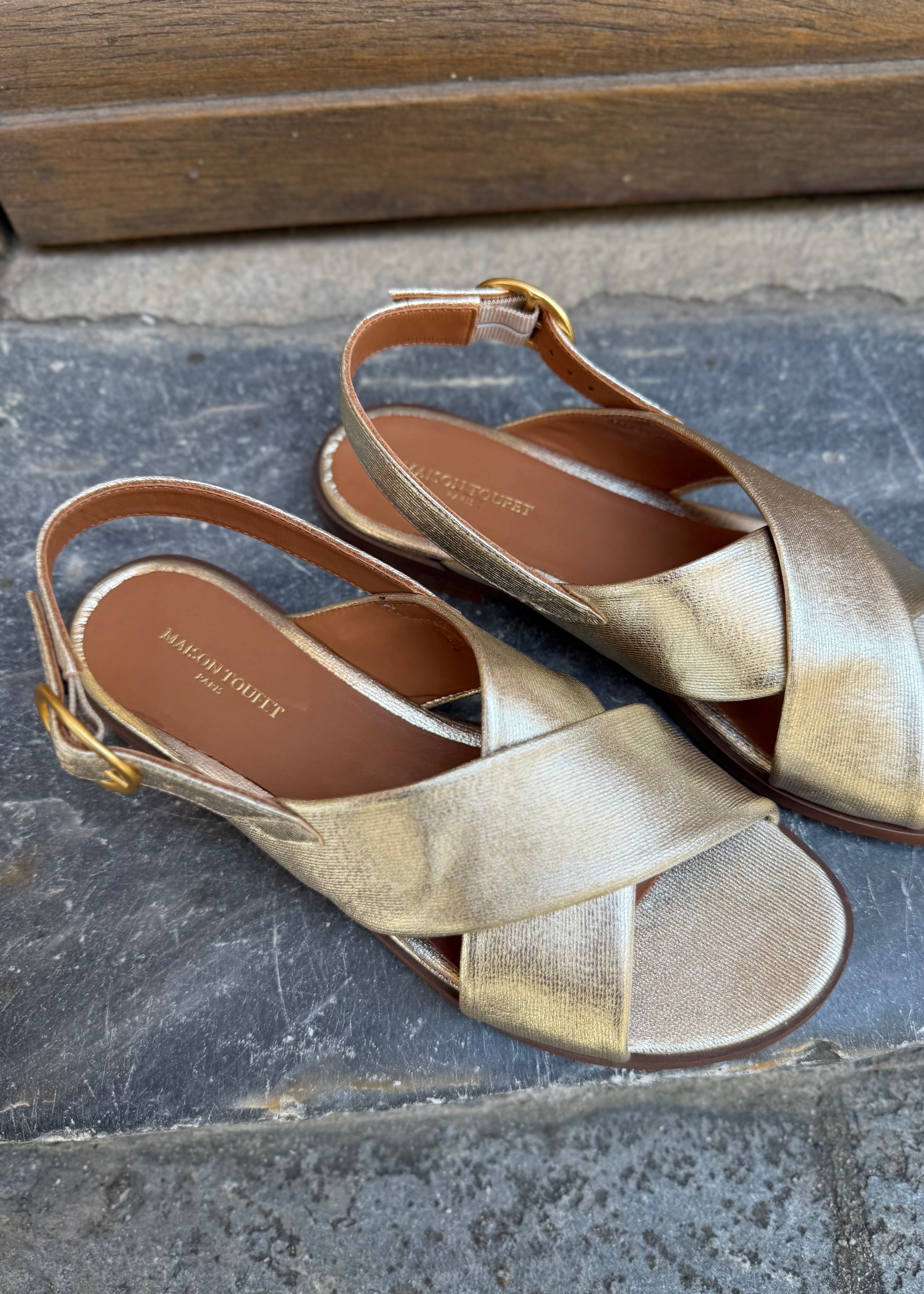 Sandales Maison Toufet Axelle light Gold Maison Toufet