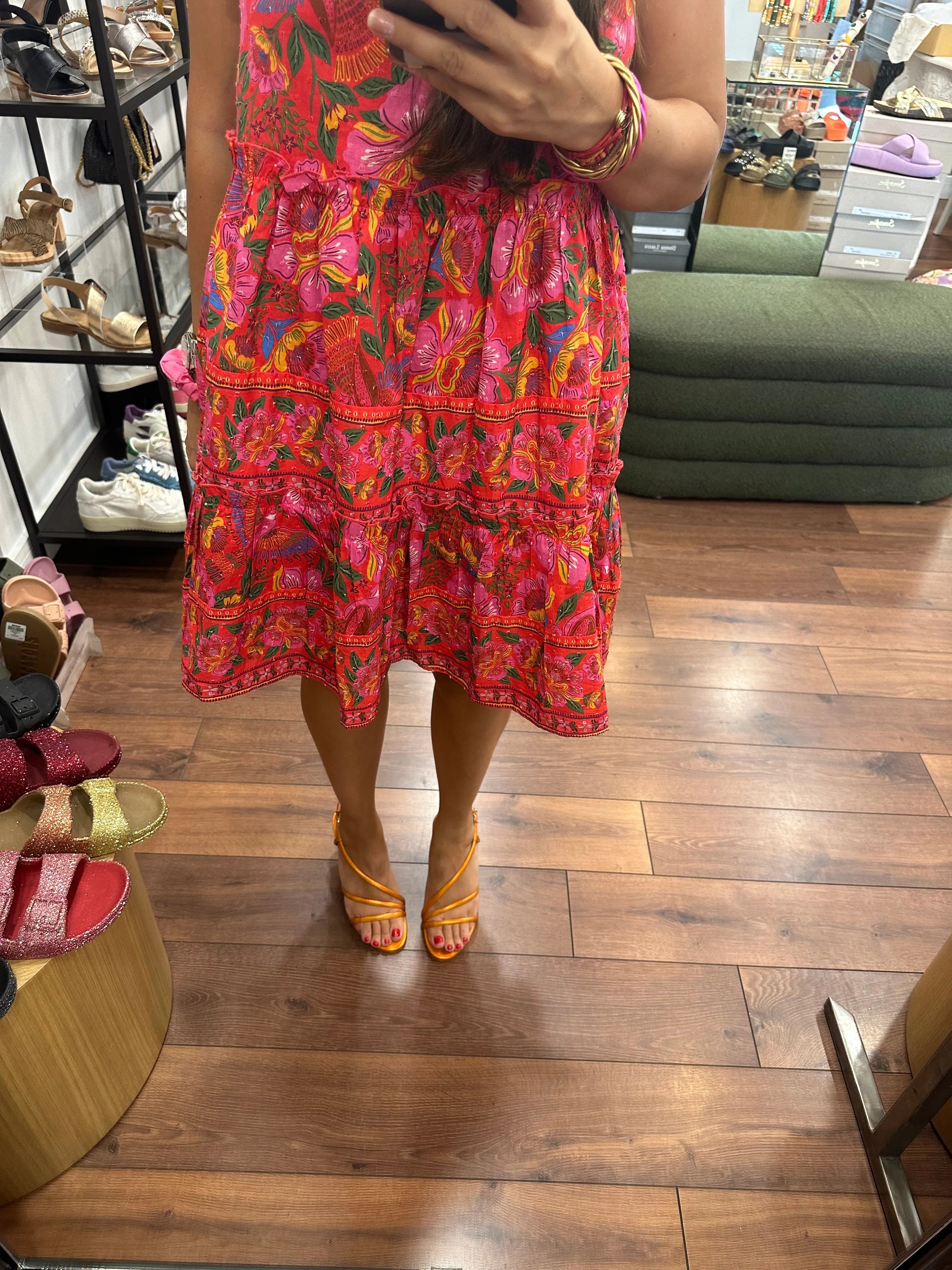 Sandales à talons Lola Cruz Seren Orange - L'adresse Corte