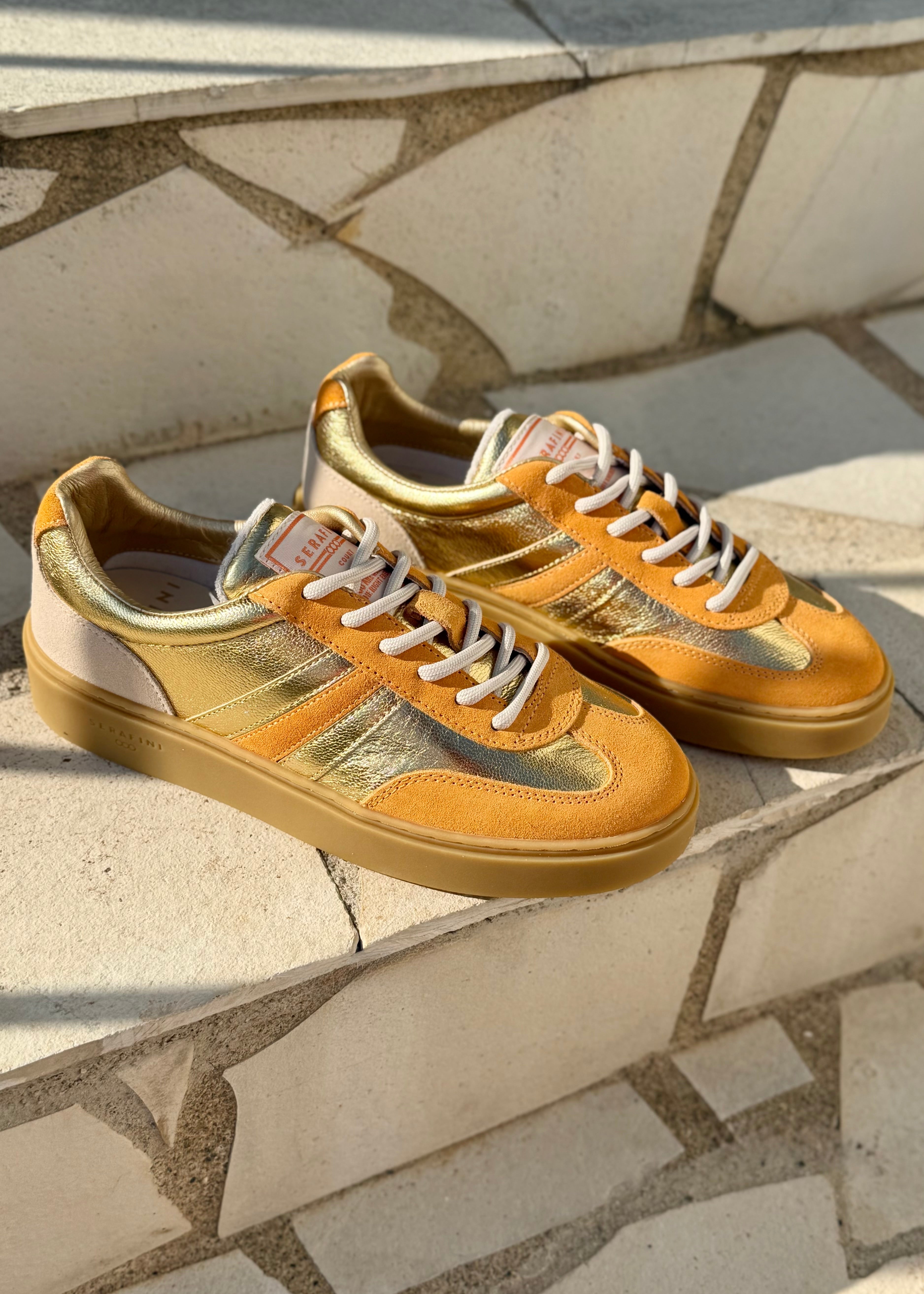 Baskets Serafini Court Orange/Gold Serafini