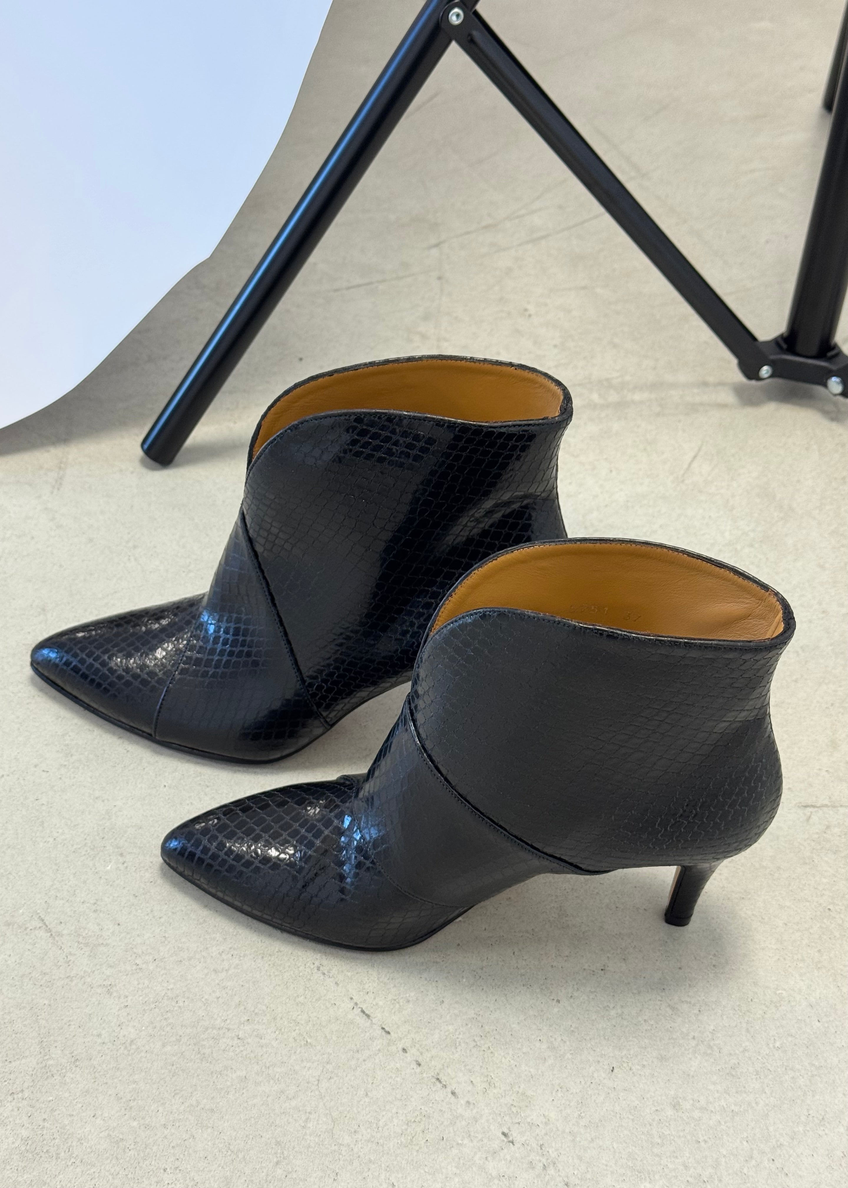 Bottines à talons Toral 12804 pipper Nero - L'adresse Corte