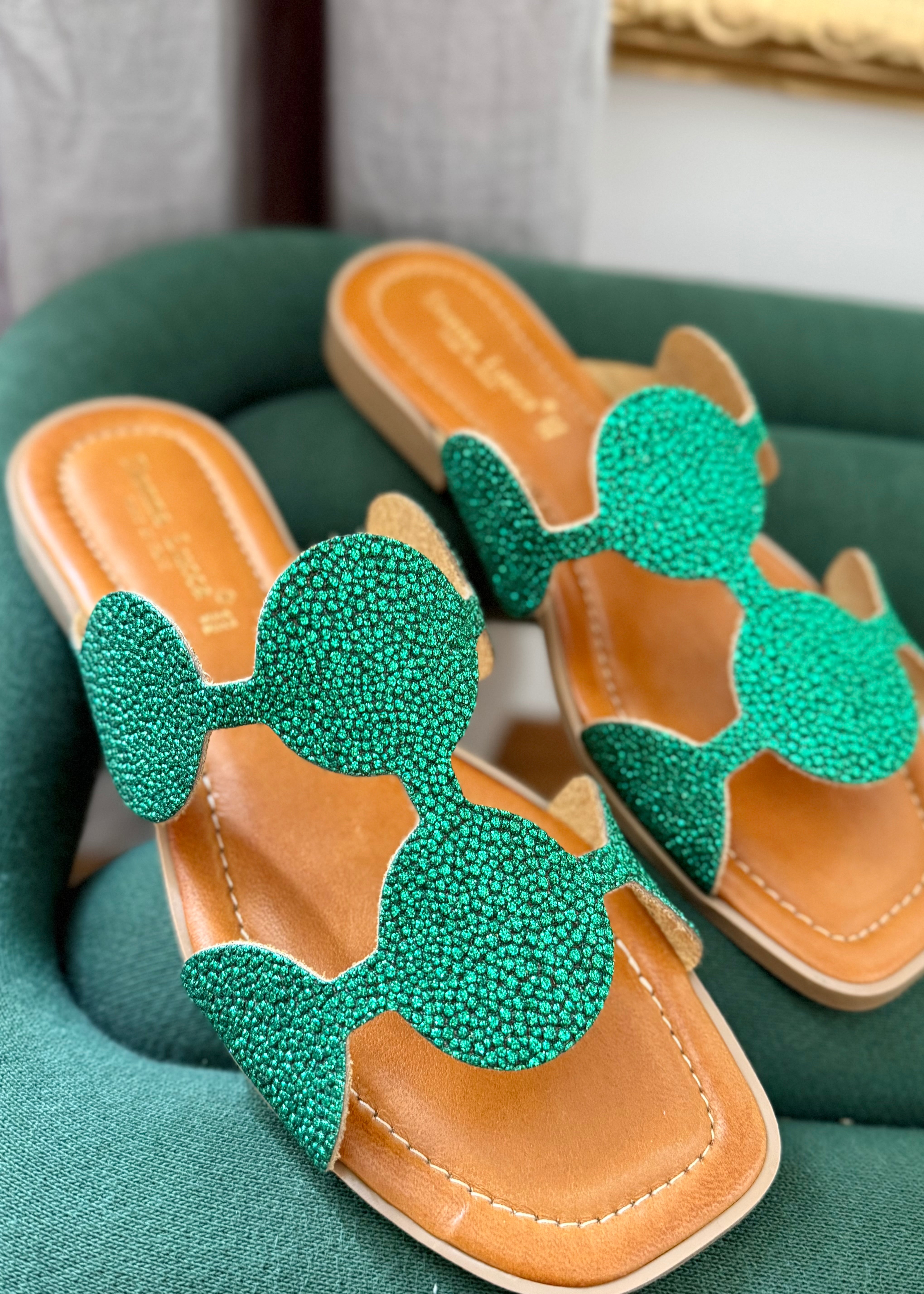 Sandales Donna Lucca 1739 Vert - L'adresse Corte