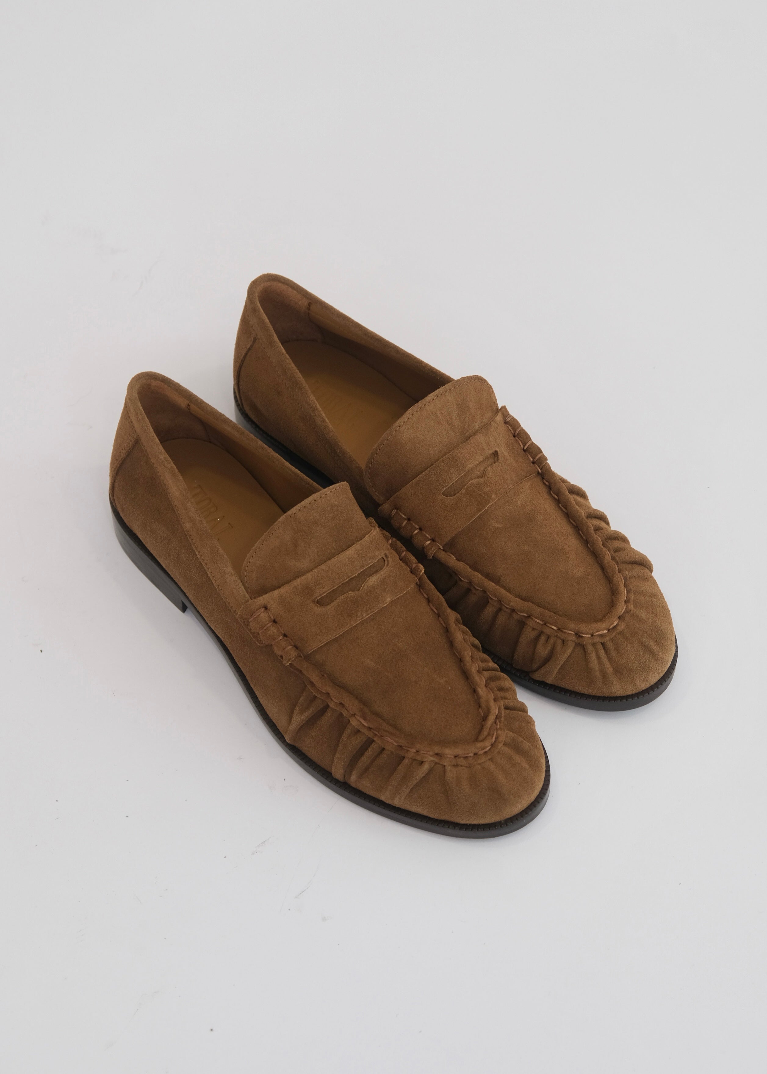 Mocassins Toral Blake suède noisette - L'adresse Corte
