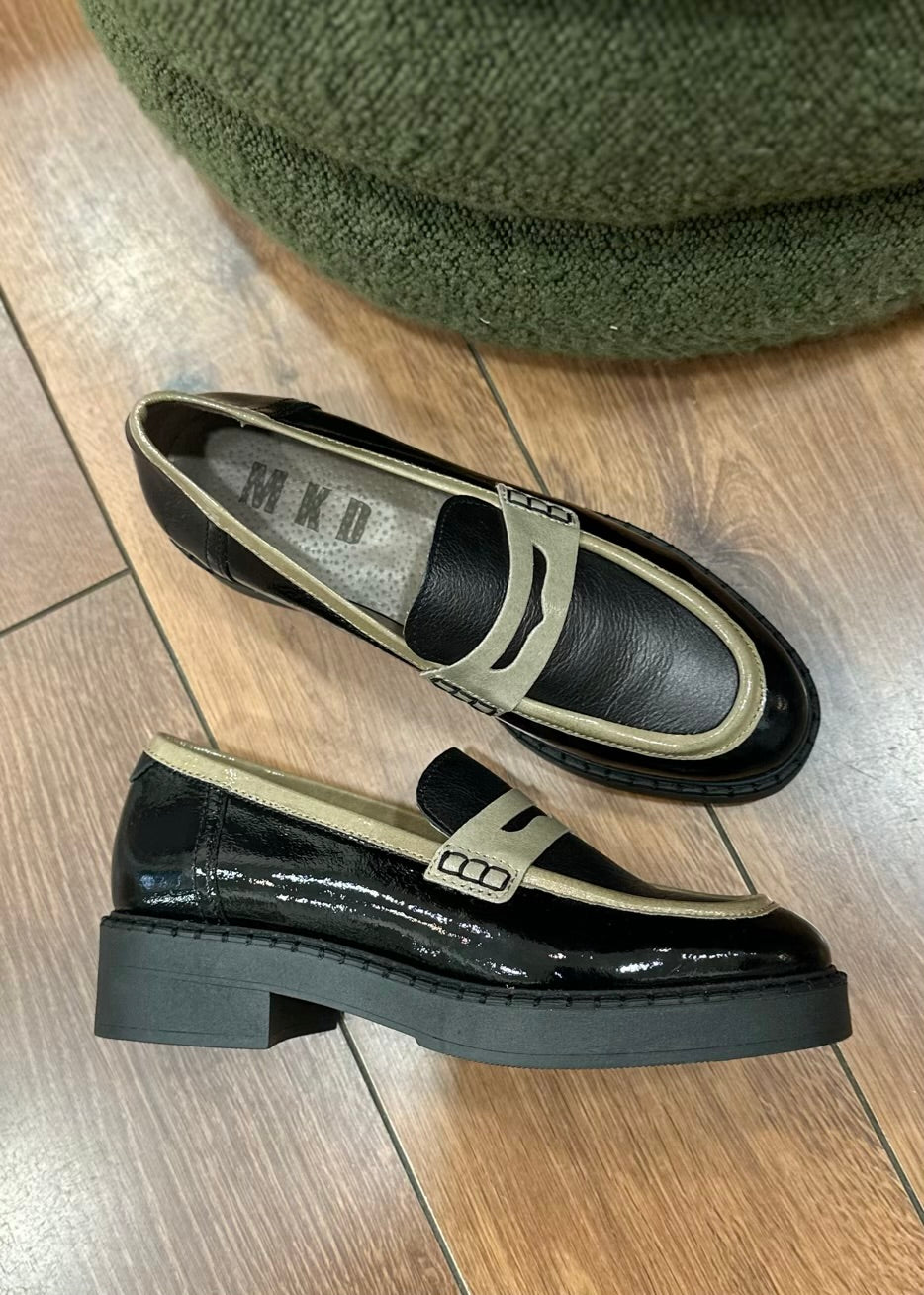 Mocassins MKD Arthur nero - L'adresse Corte