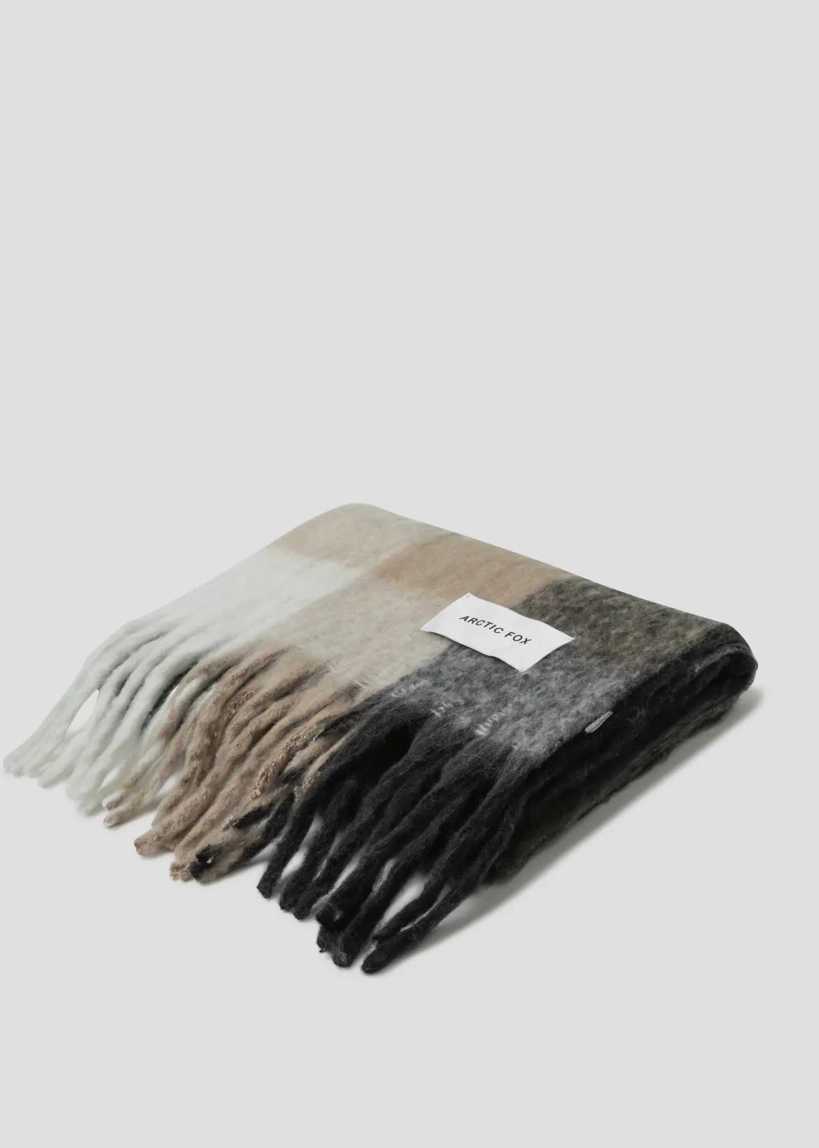 Écharpe Arctic Fox & Co - Black check - L'adresse Corte