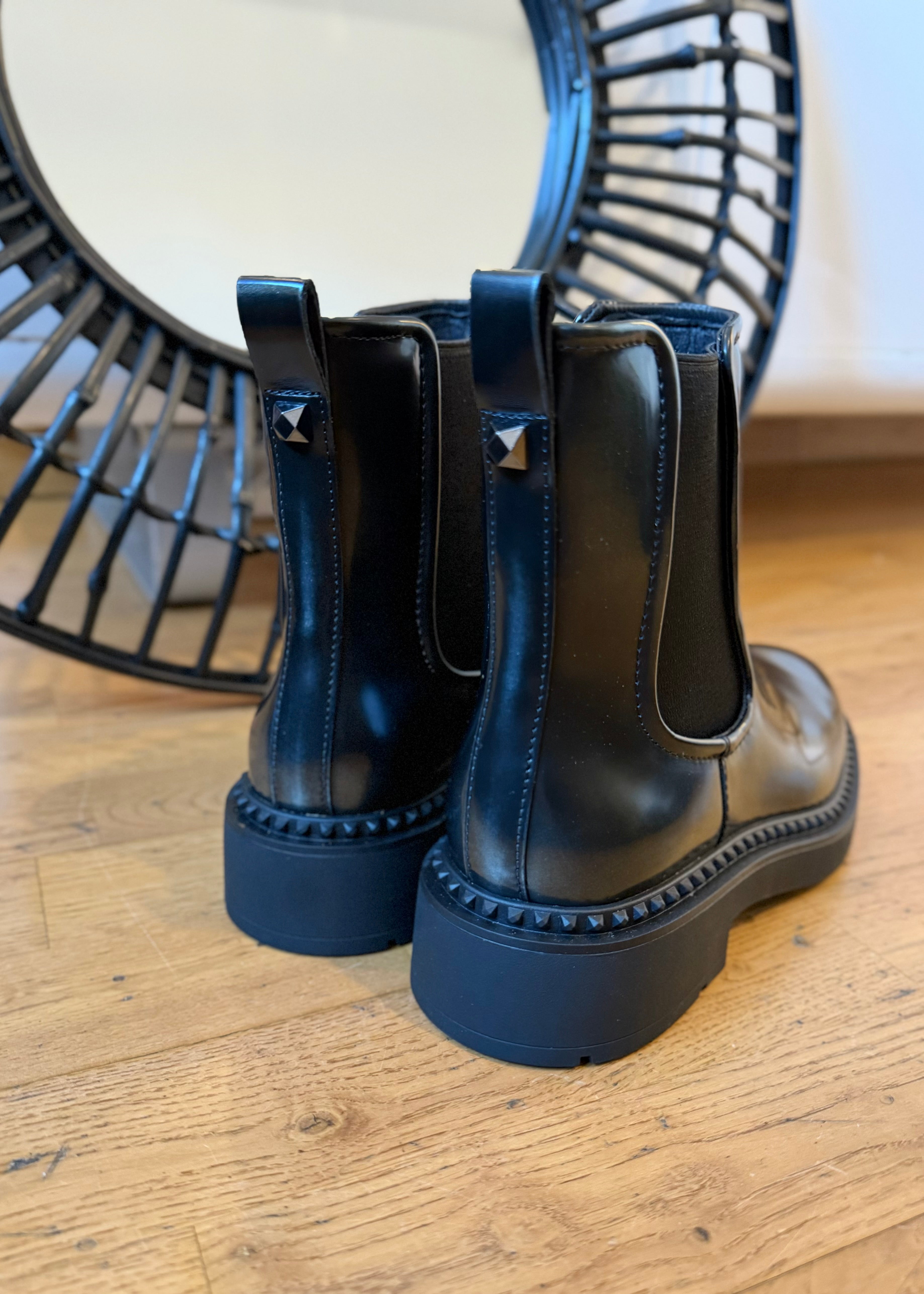 Bottines Ash Madison Black Denim - L'adresse Corte