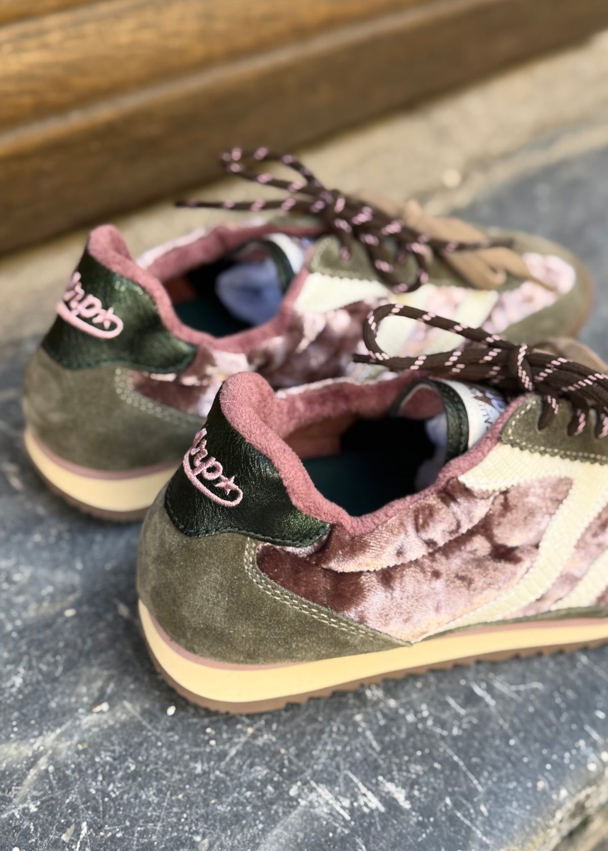 Baskets MRP Star Utah Rose Loden - L'adresse Corte