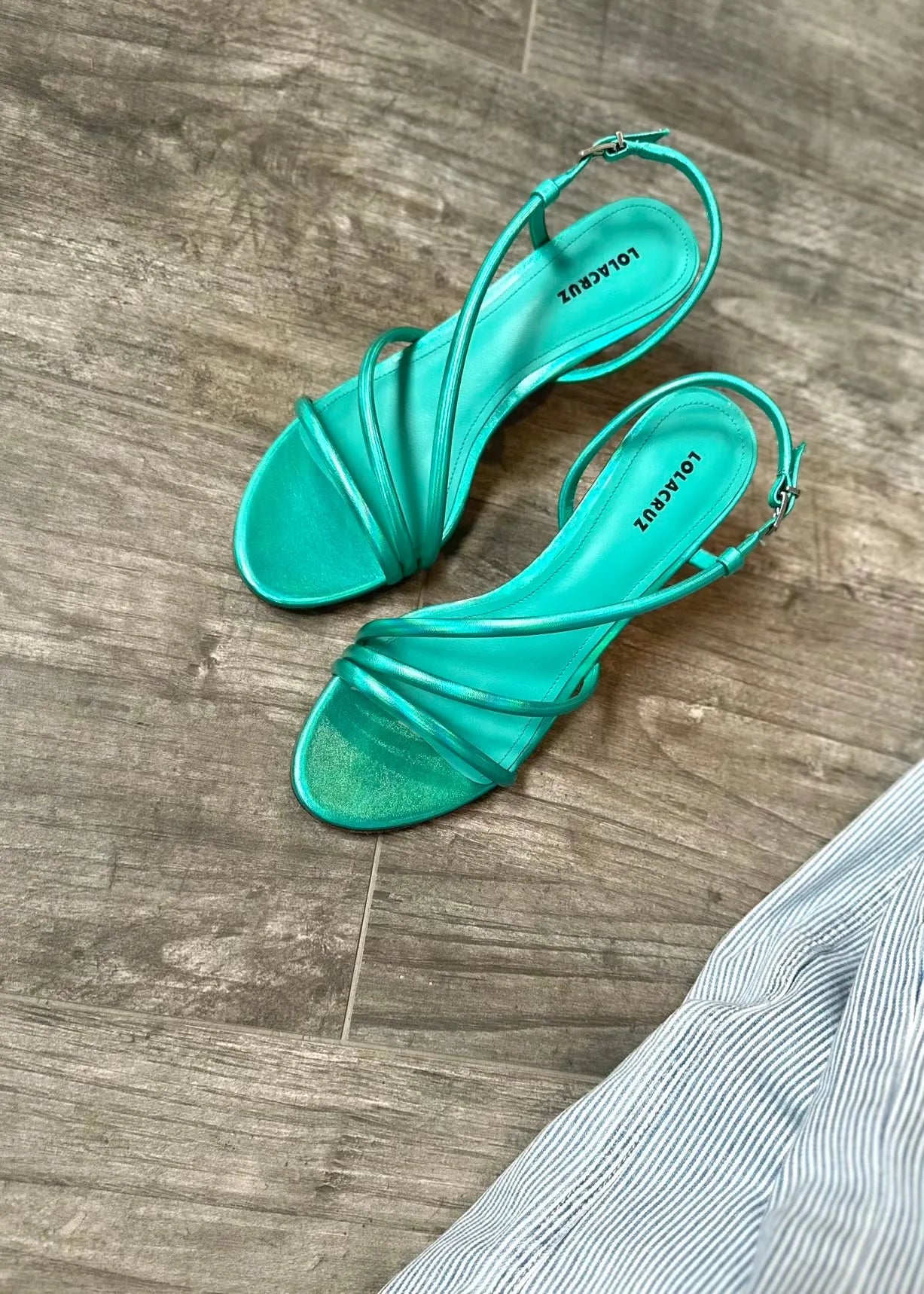 Sandales à talons Lola Cruz Seren Turquesa