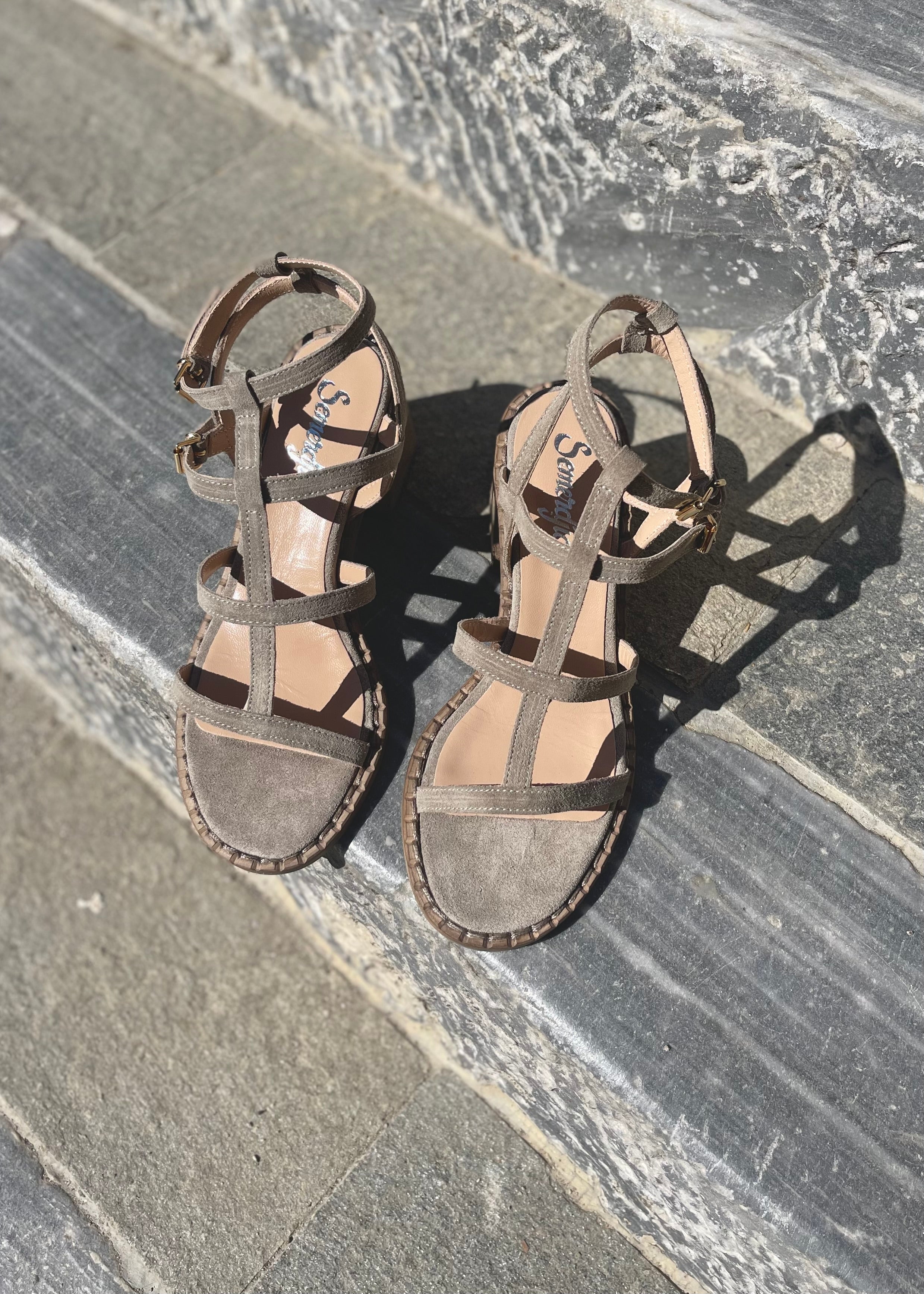 Sandales à talons Semerdjian E994E1 Sabbia - L'adresse Corte