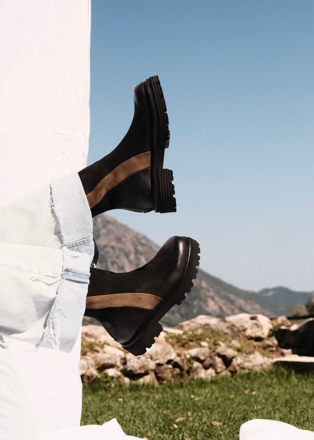 Bottines Mat:20 Carrie 7393 Wash Nero - L'adresse Corte