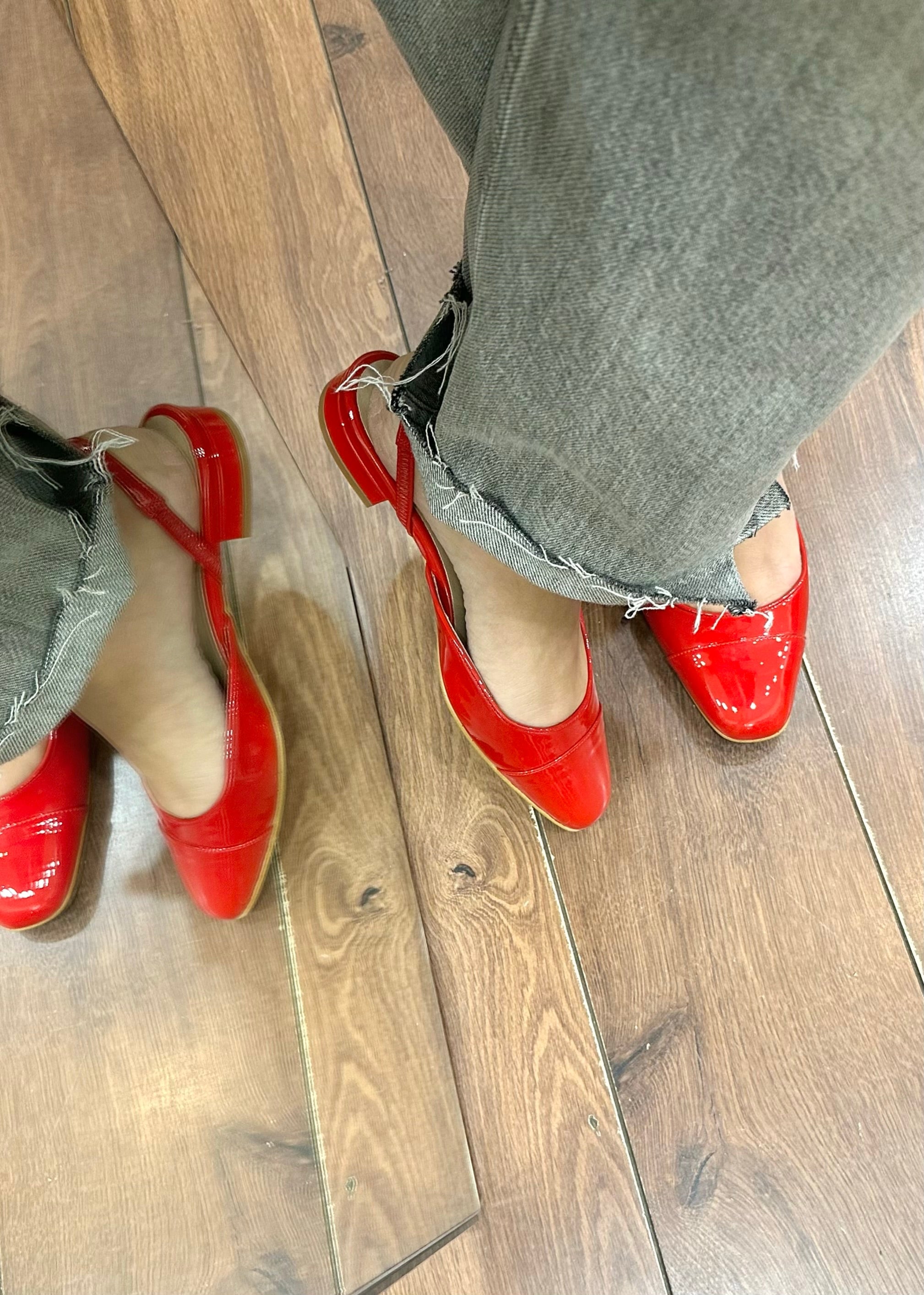 Sandales Slingback Toral Luisa Rojo Toral shoes