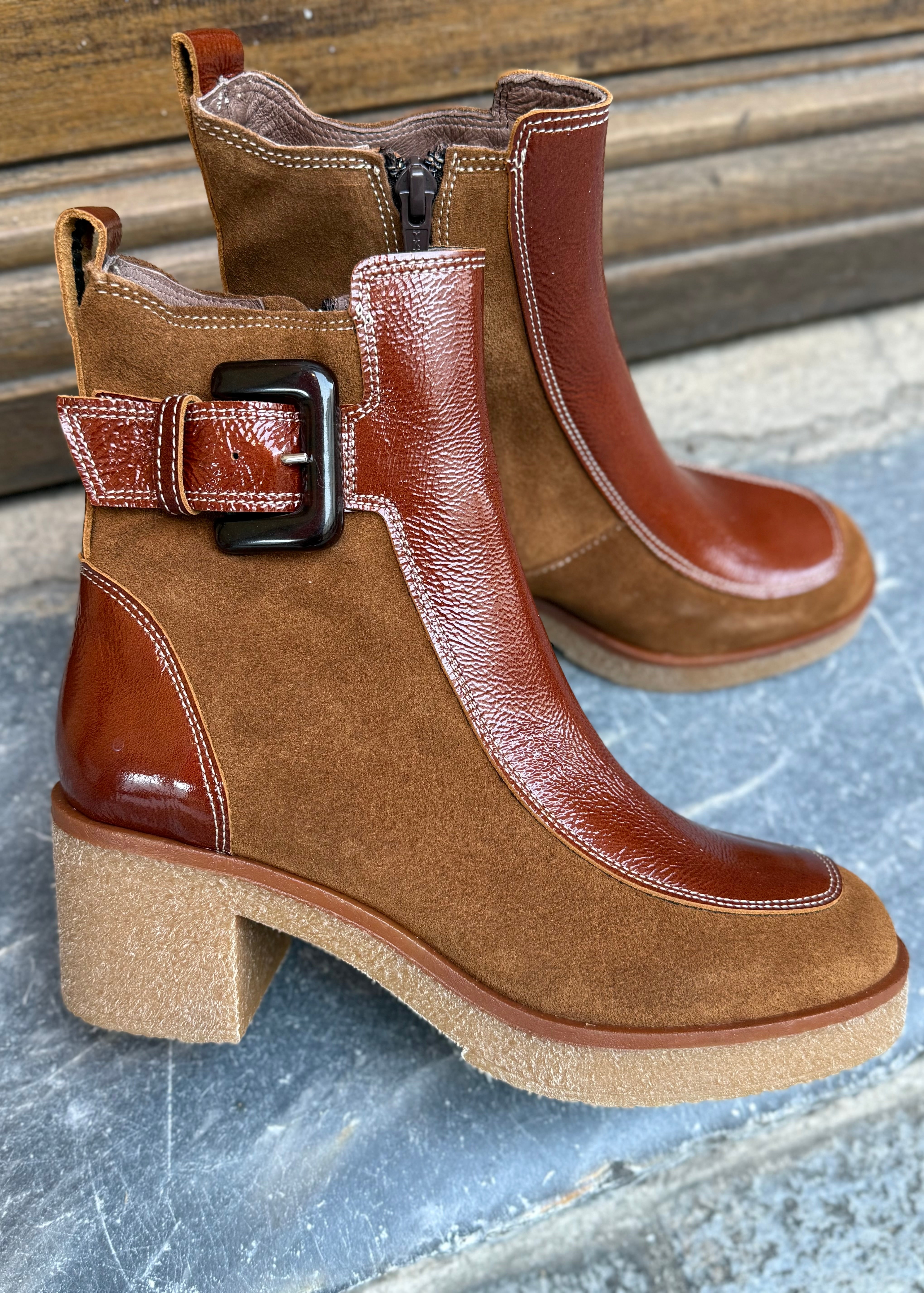 Bottines à talons MKD Emogi cognac Mkd by Minka design