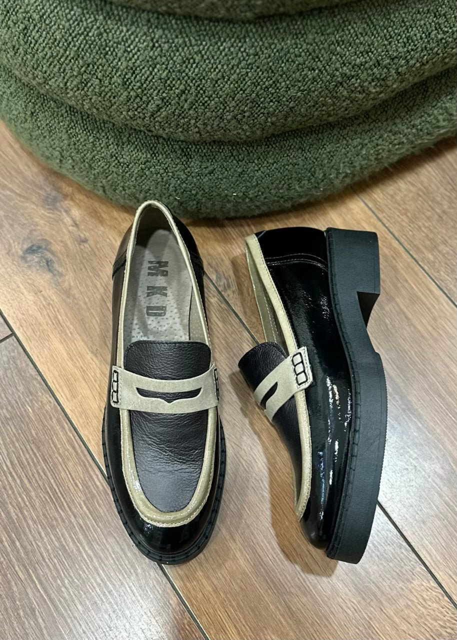 Mocassins MKD Arthur nero - L'adresse Corte