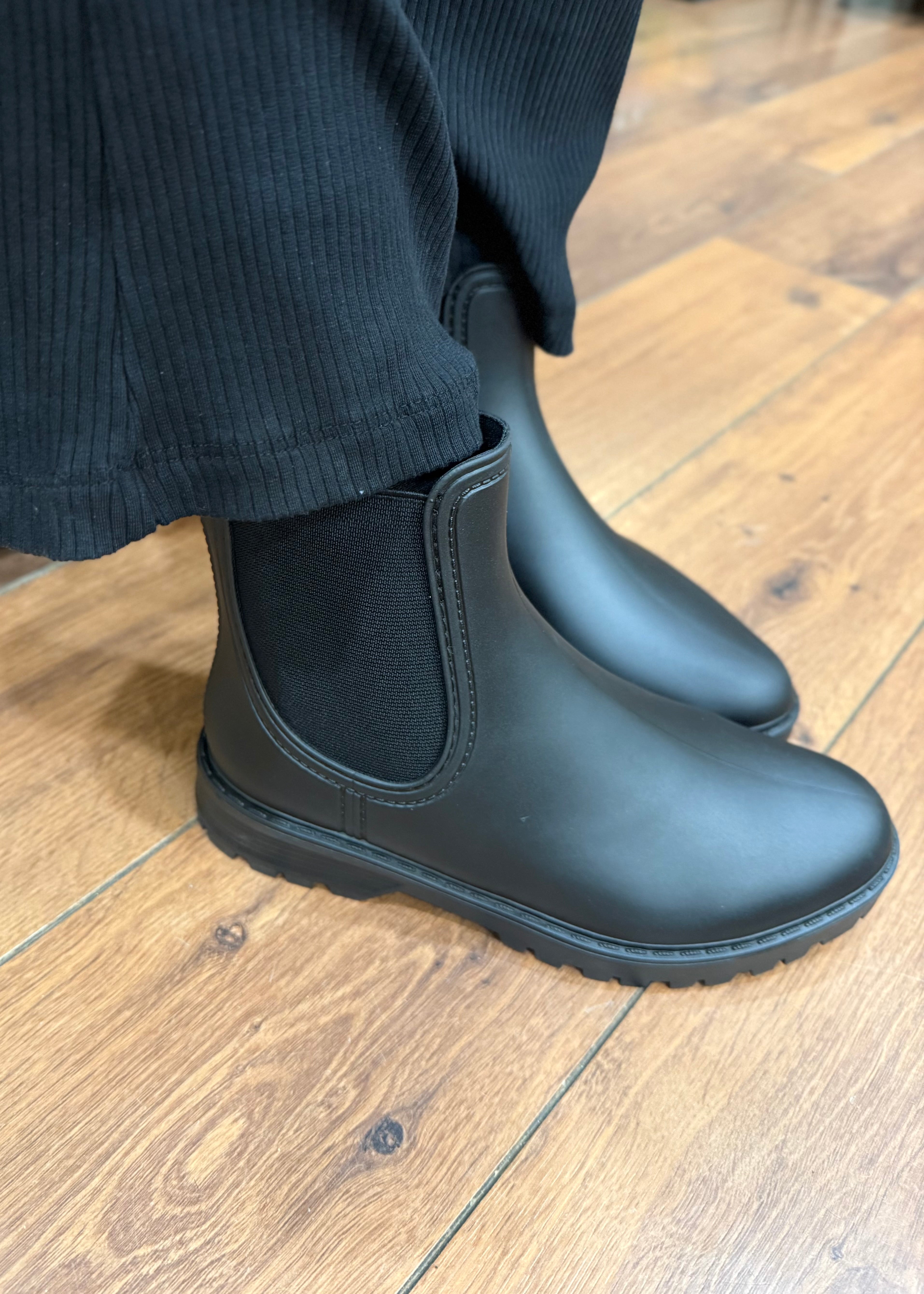 Bottes de pluie courtes Noir - L'adresse Corte