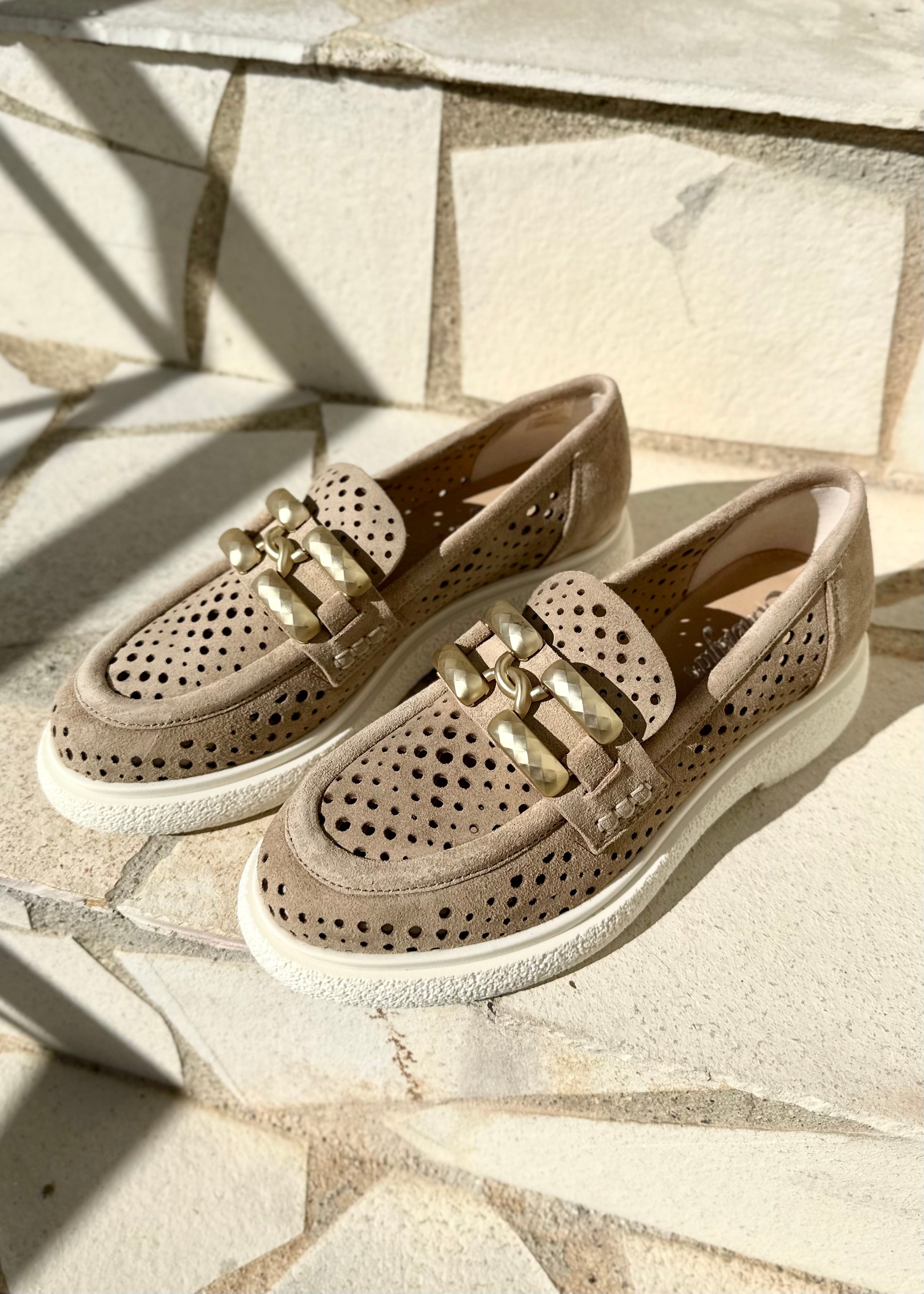 Mocassins Semerdjian E303E12 Beige - L'adresse Corte