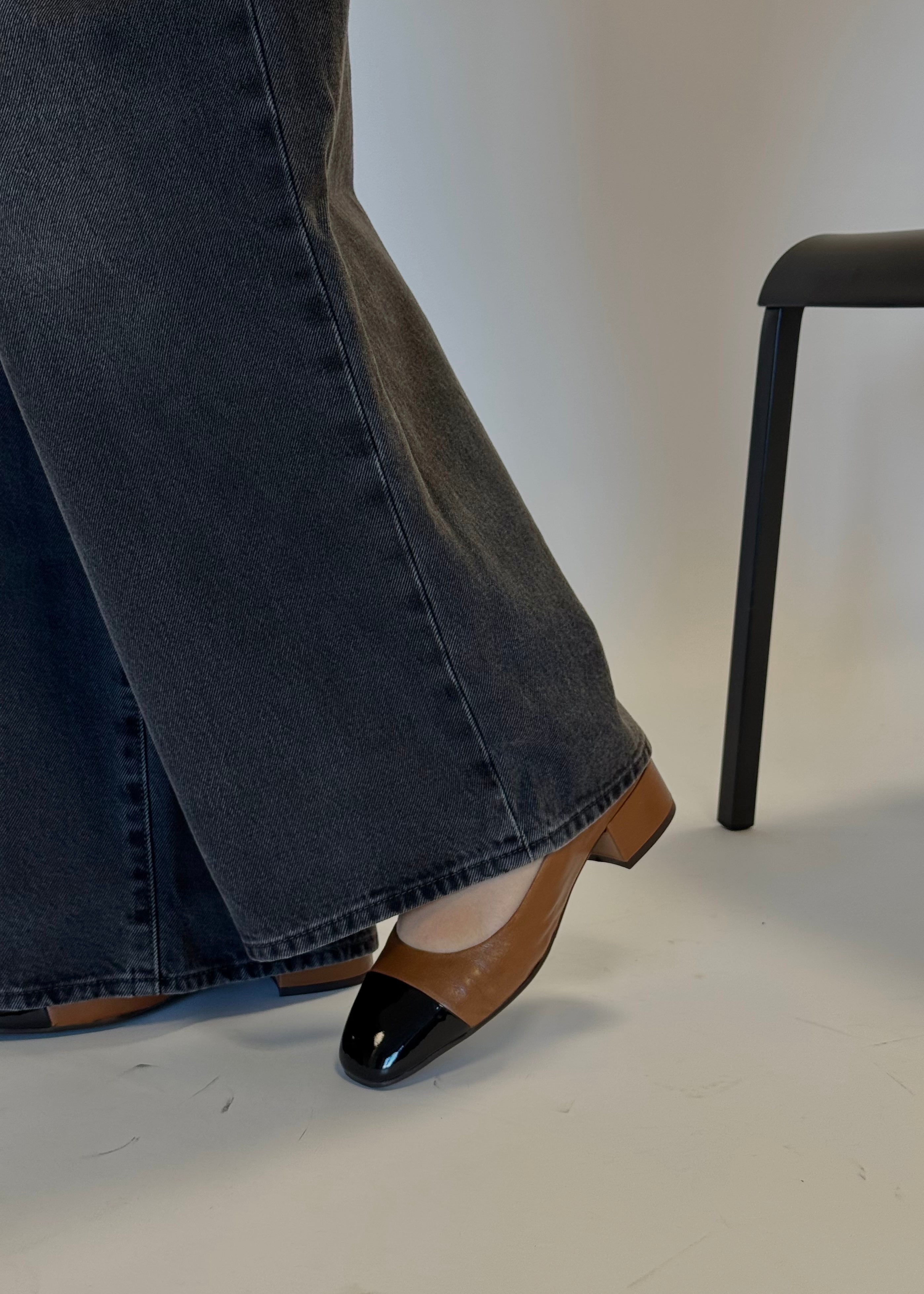 Ballerines à talons Billi bi A7441 cognac hiver 24