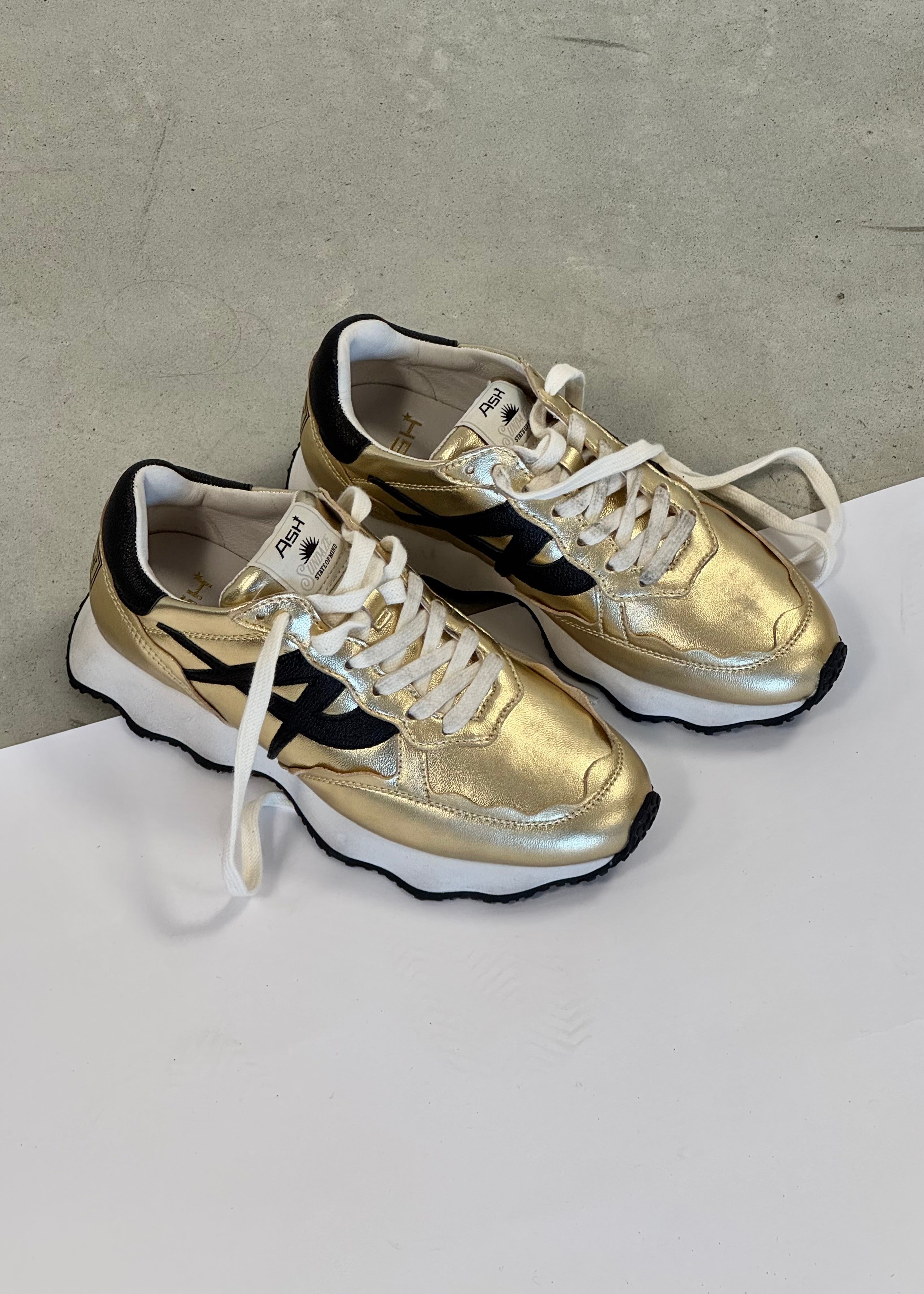 Baskets Ash Sunstar Luxor Gold - L'adresse Corte