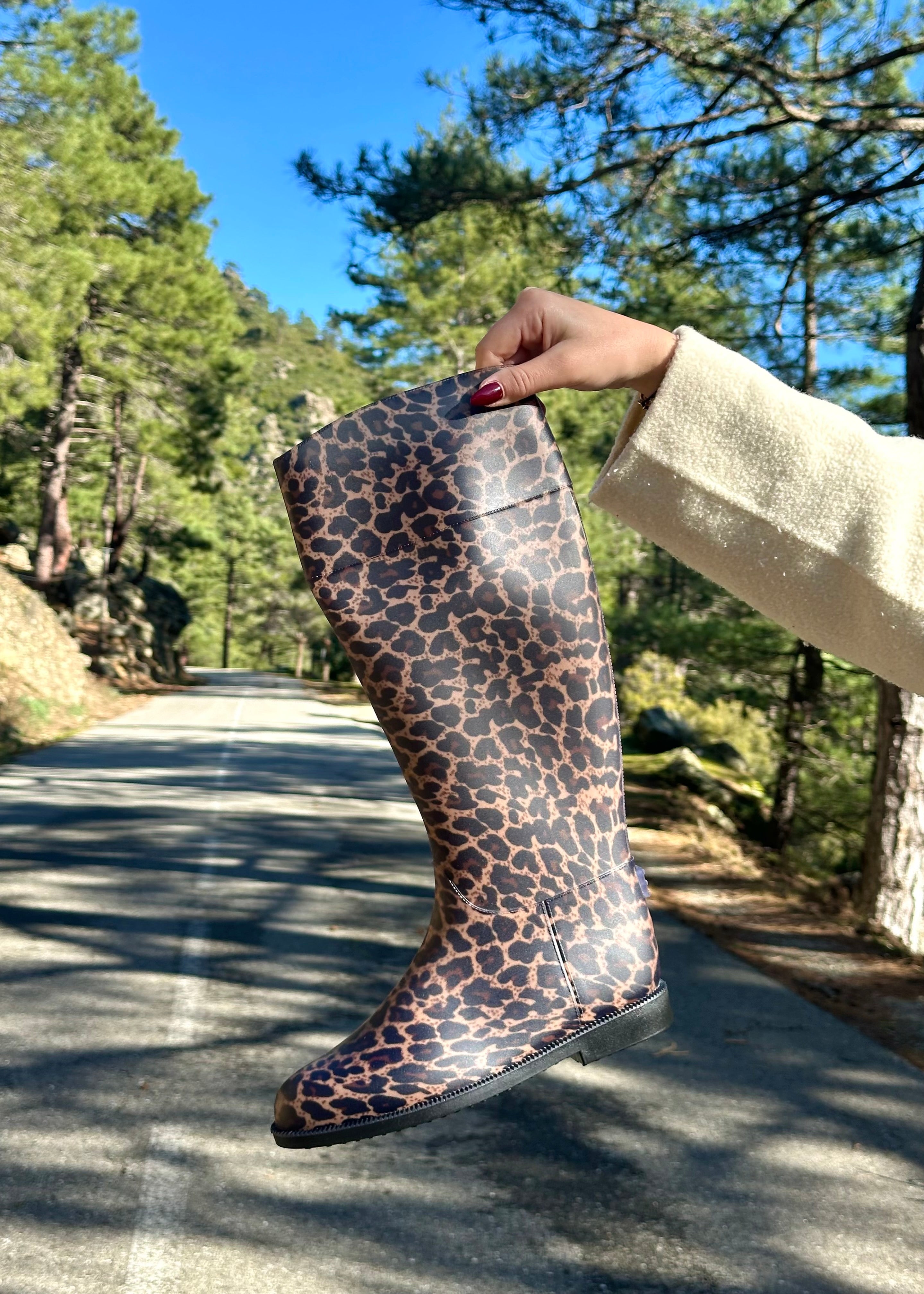 Bottes de pluie Léopard - L'adresse Corte