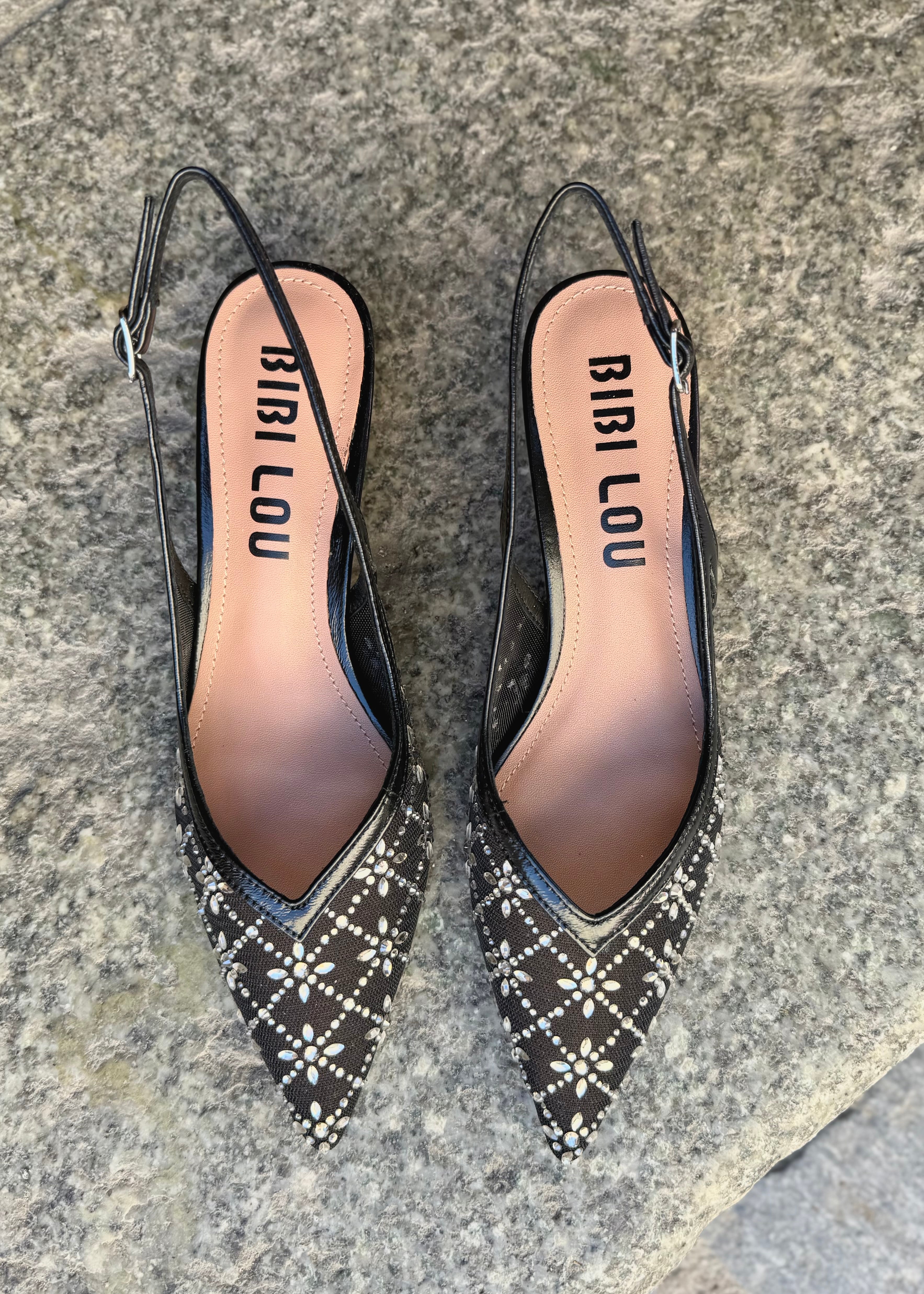 Slingbacks à talons Bibi Lou Helia nero Bibi Lou
