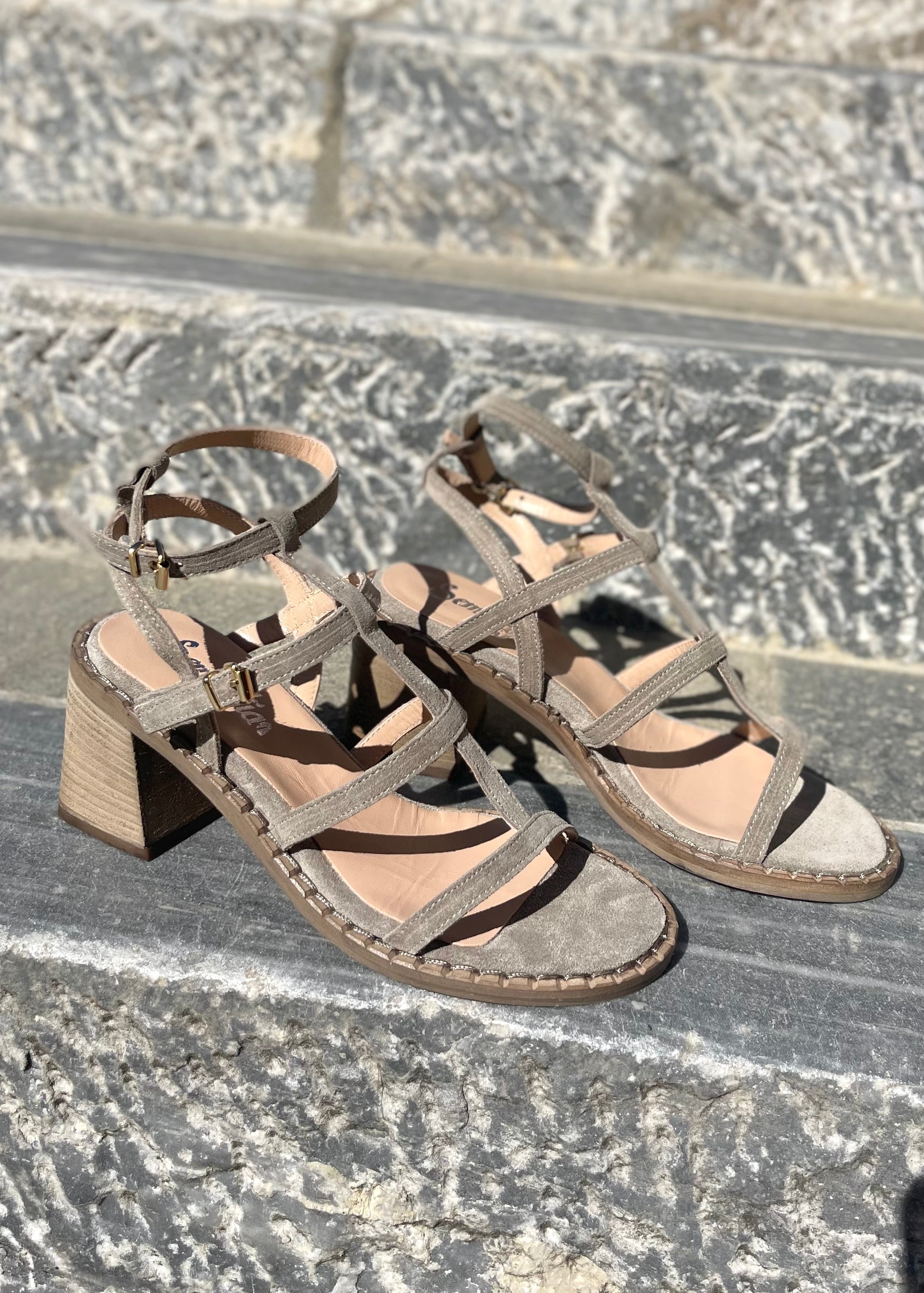 Sandales à talons Semerdjian E994E1 Sabbia - L'adresse Corte