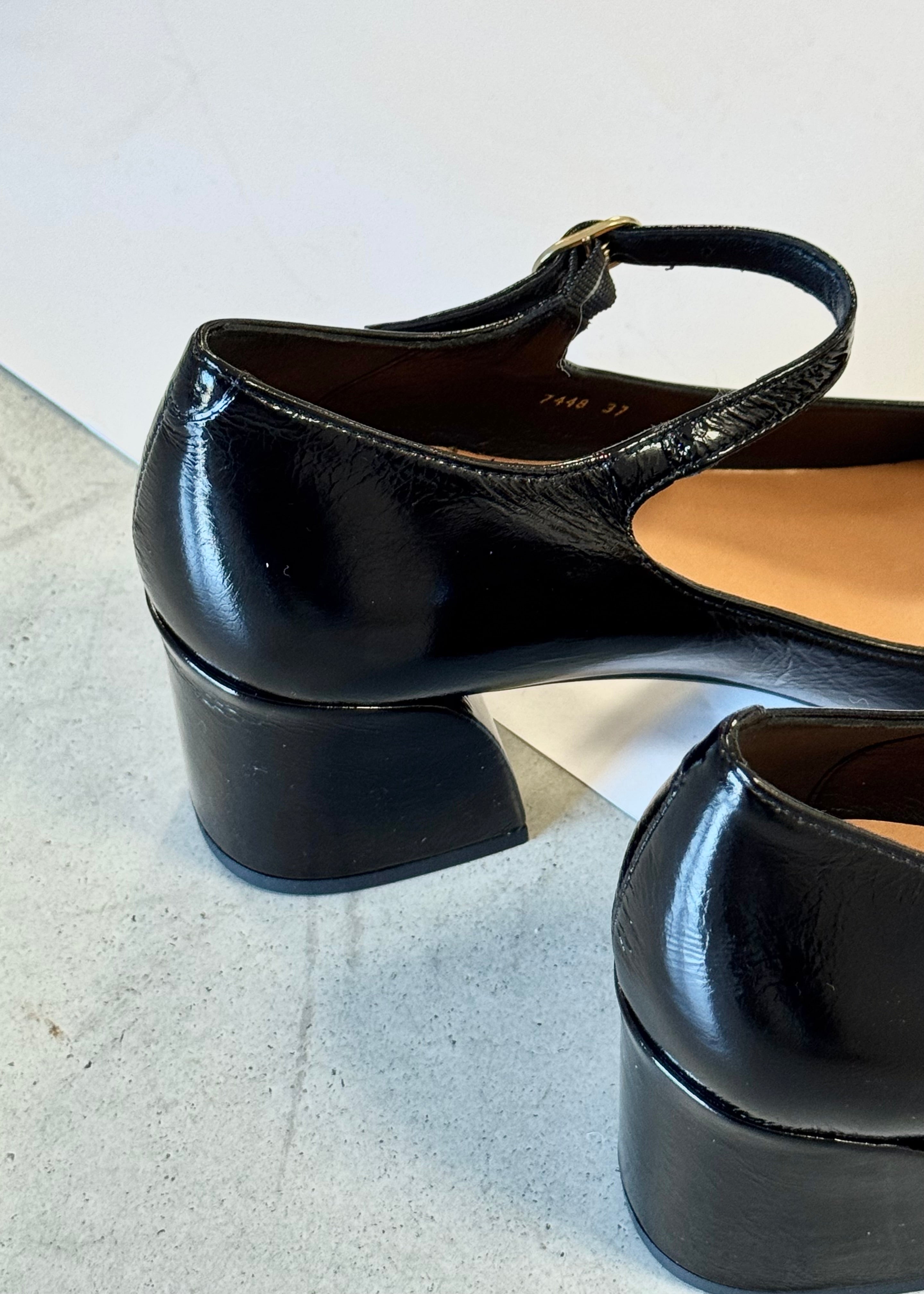 Babies à talons Billi bi A7448 Black - L'adresse Corte