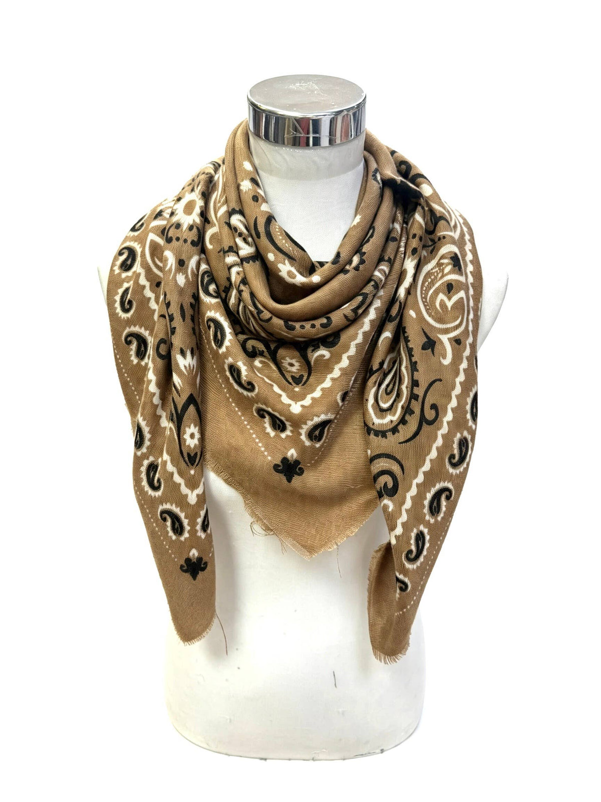 Écharpe bandana K21 Carré Lainé - L'adresse Corte