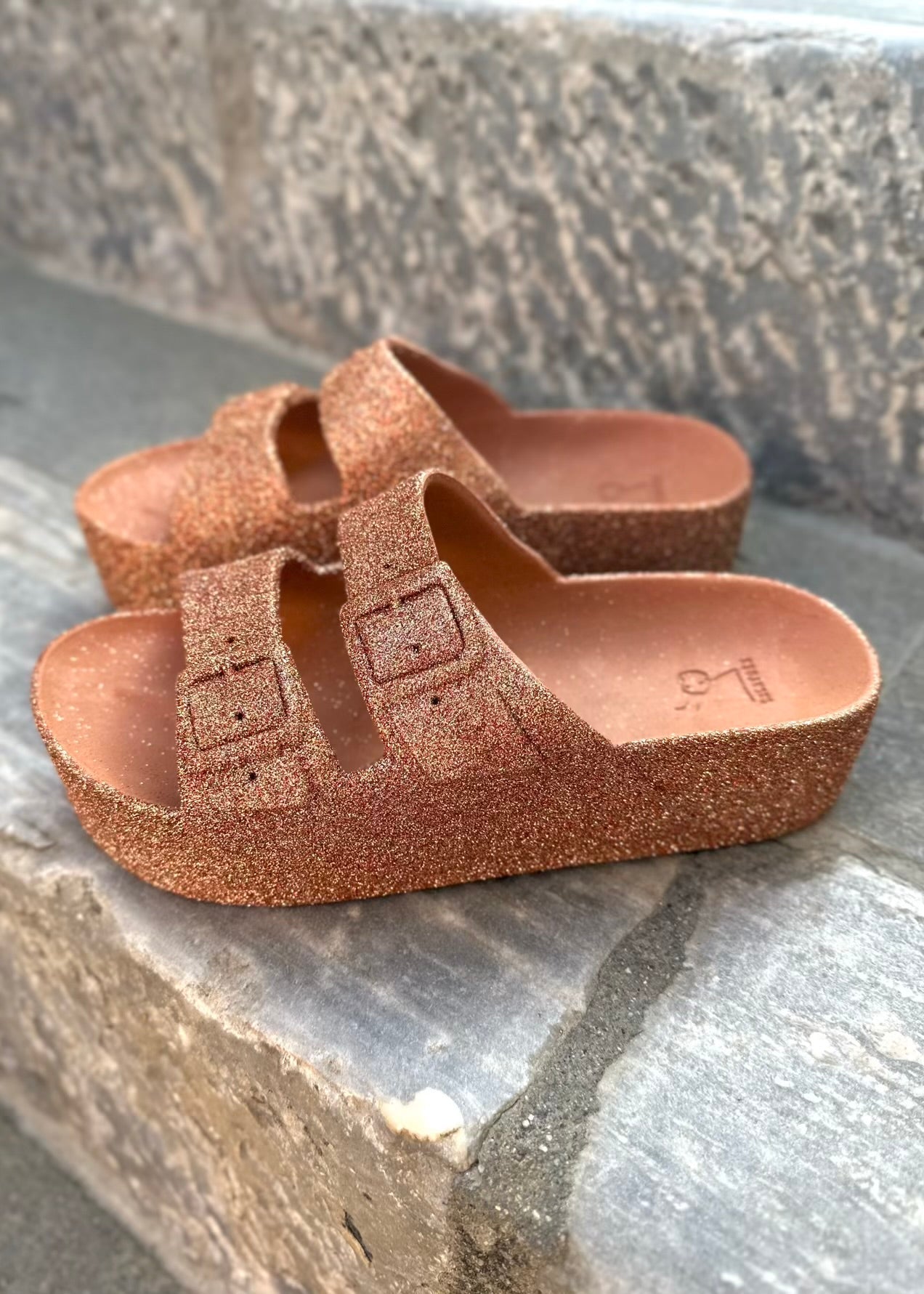 Sandales Cacatoès Caipirinha glitter Sahara Cacatoès