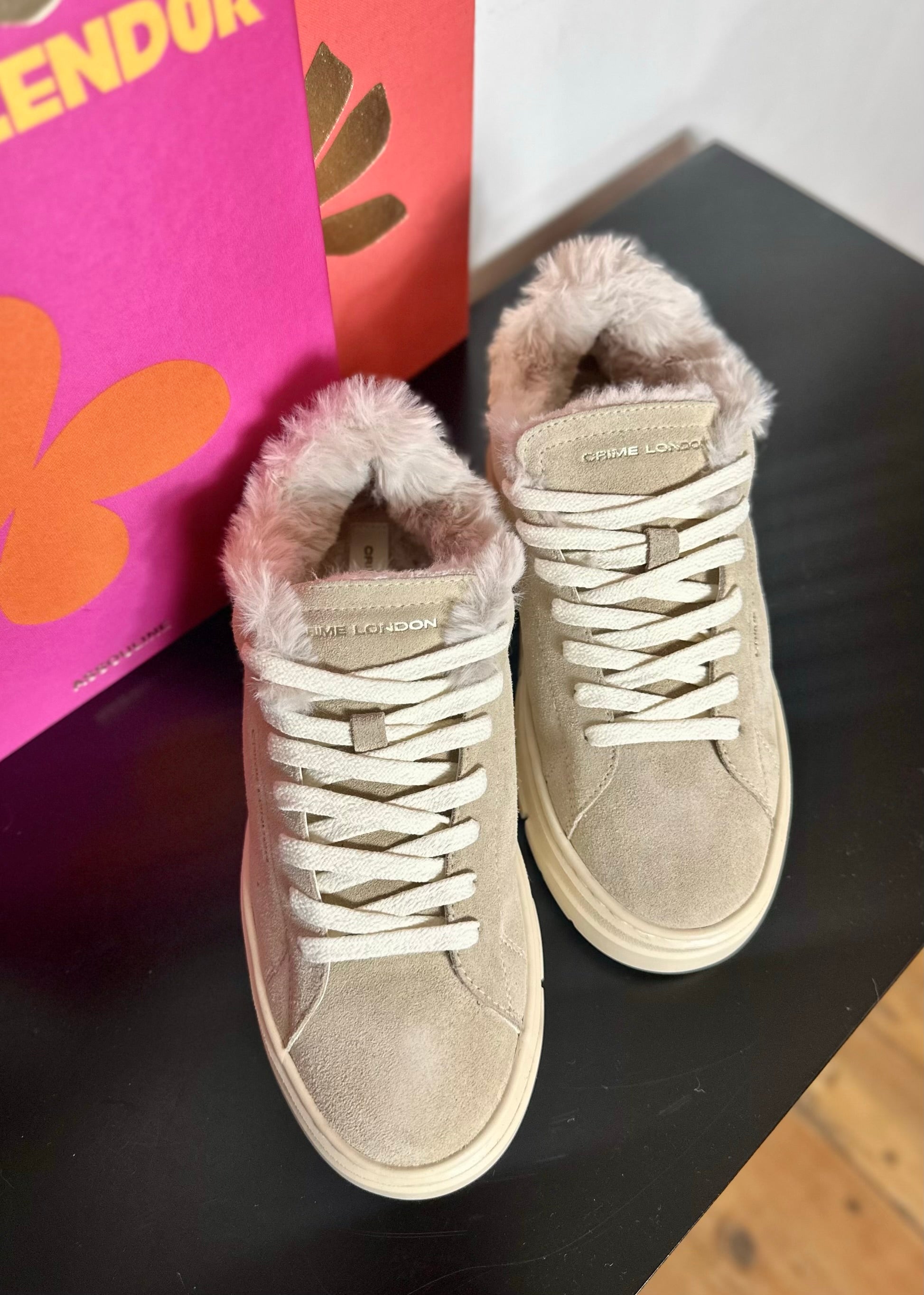 Baskets Crime London Storm Nude - L'adresse Corte