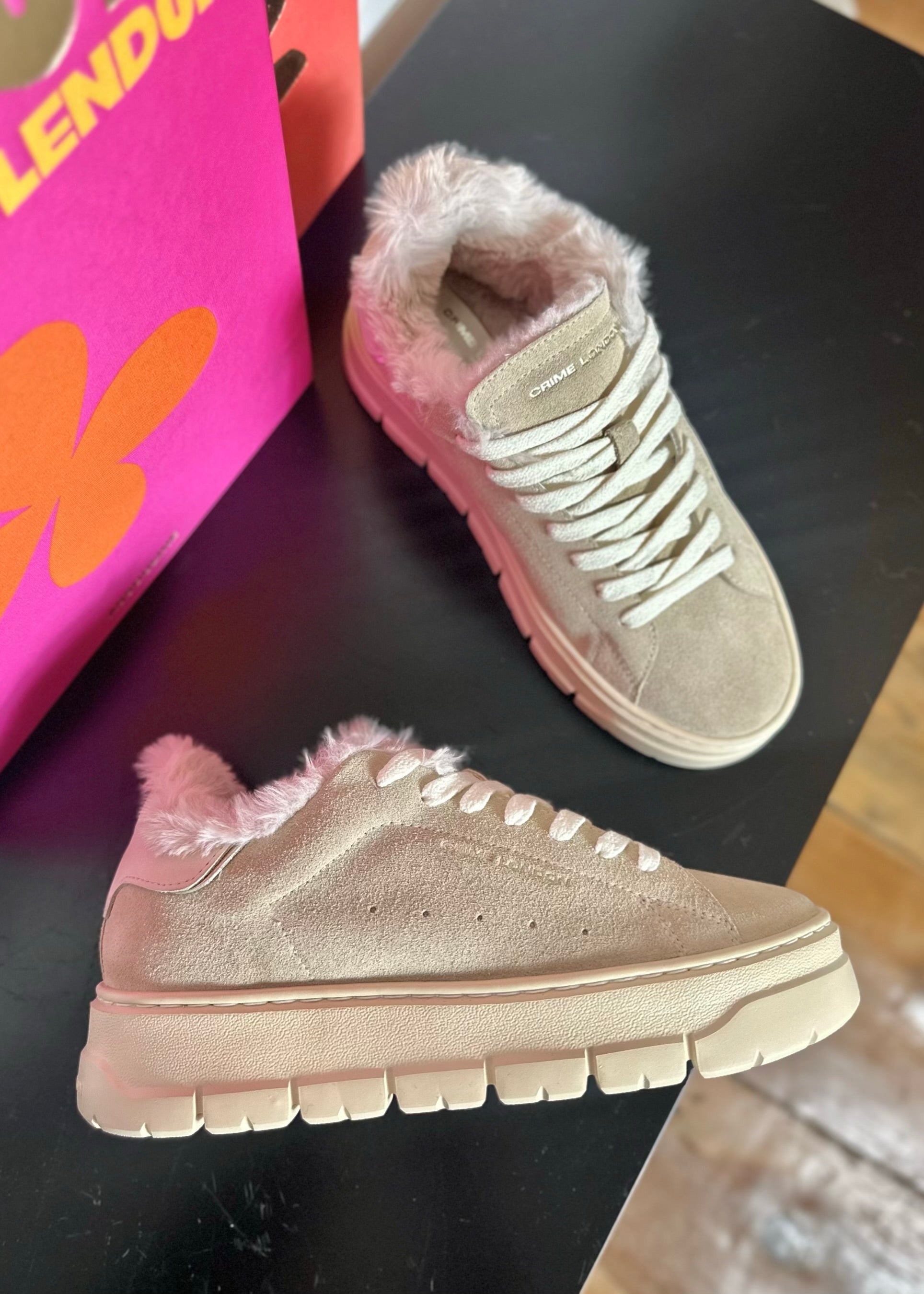 Baskets Crime London Storm Nude - L'adresse Corte