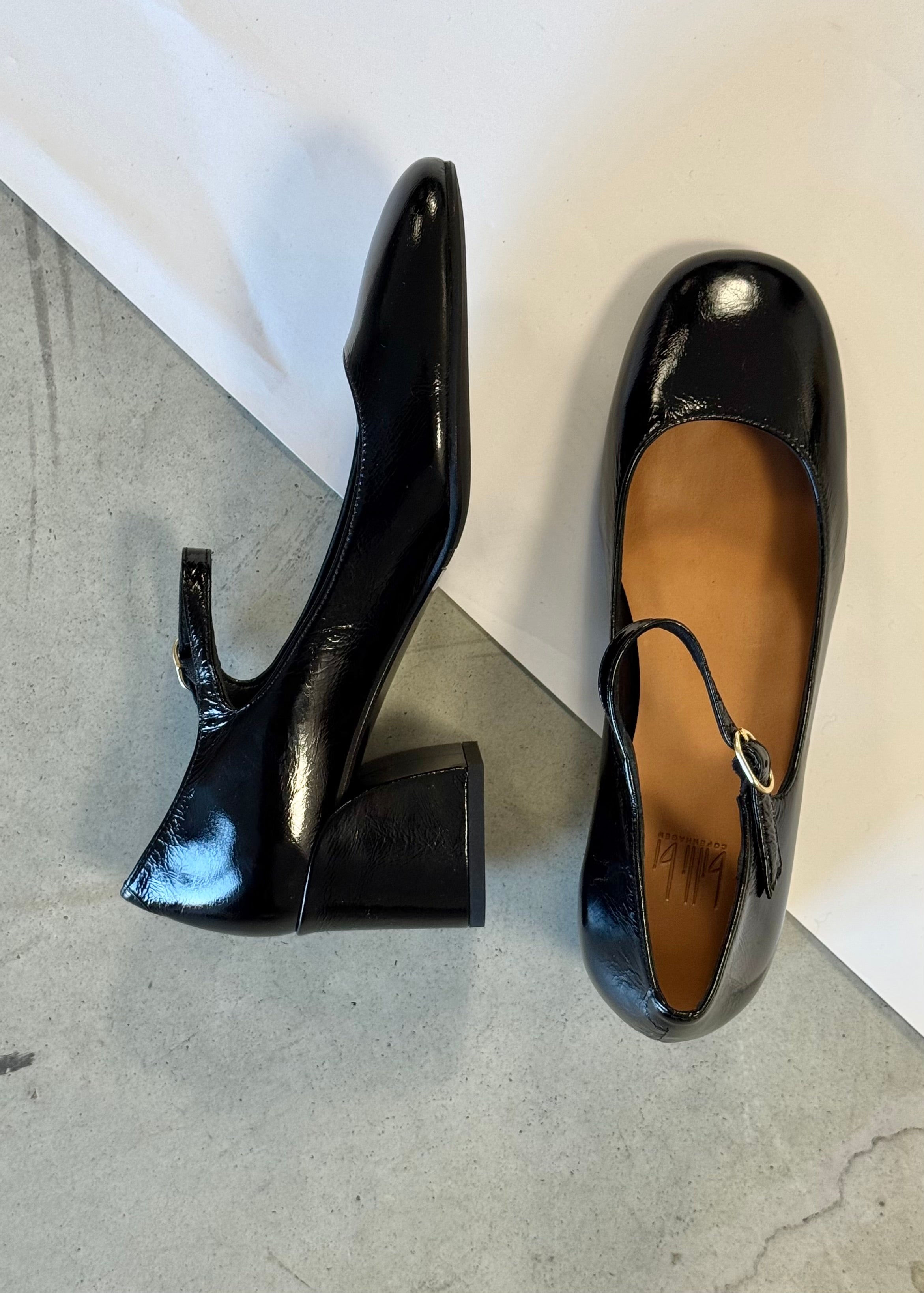 Babies à talons Billi bi A7448 Black - L'adresse Corte