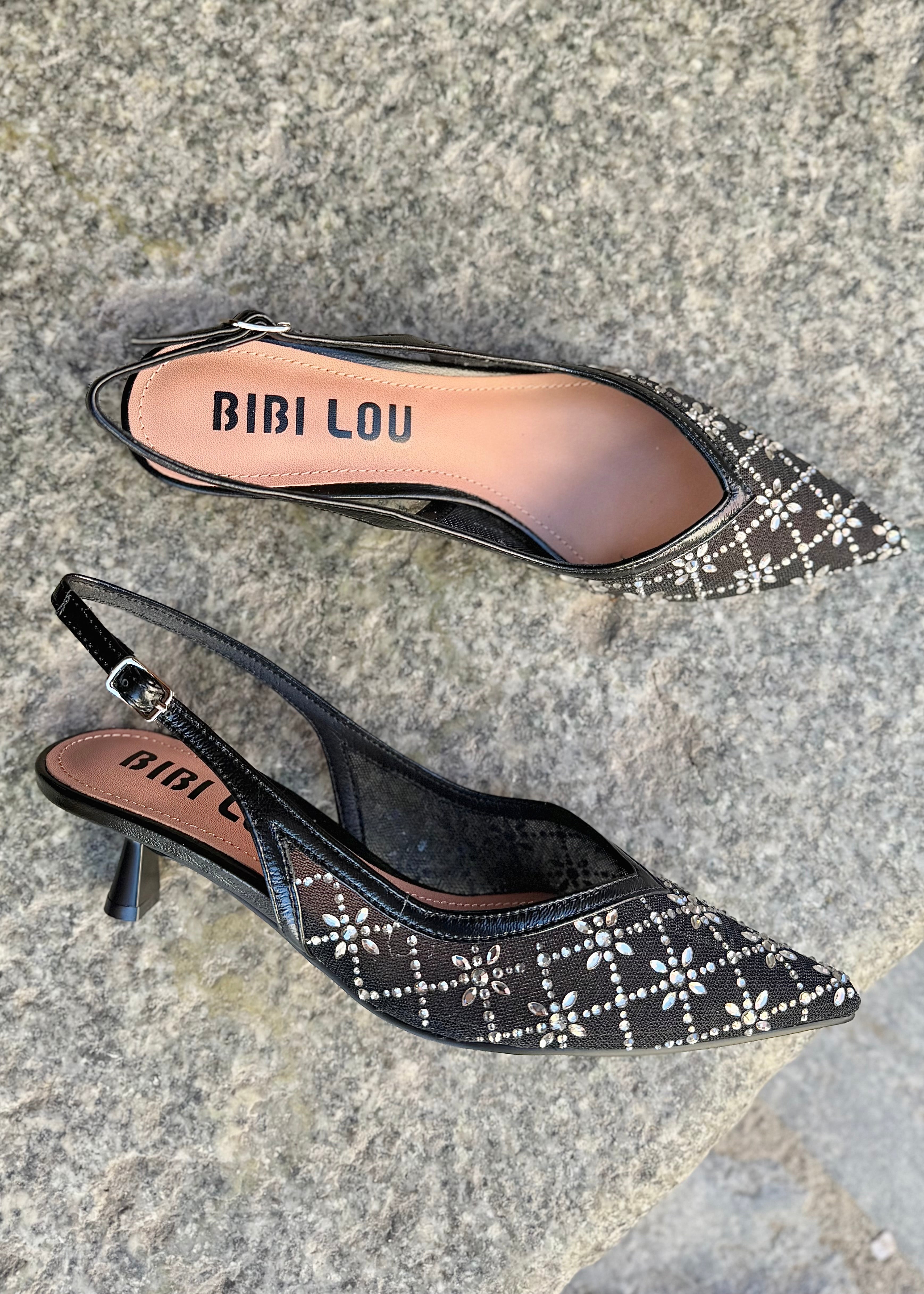 Slingbacks à talons Bibi Lou Helia nero Bibi Lou