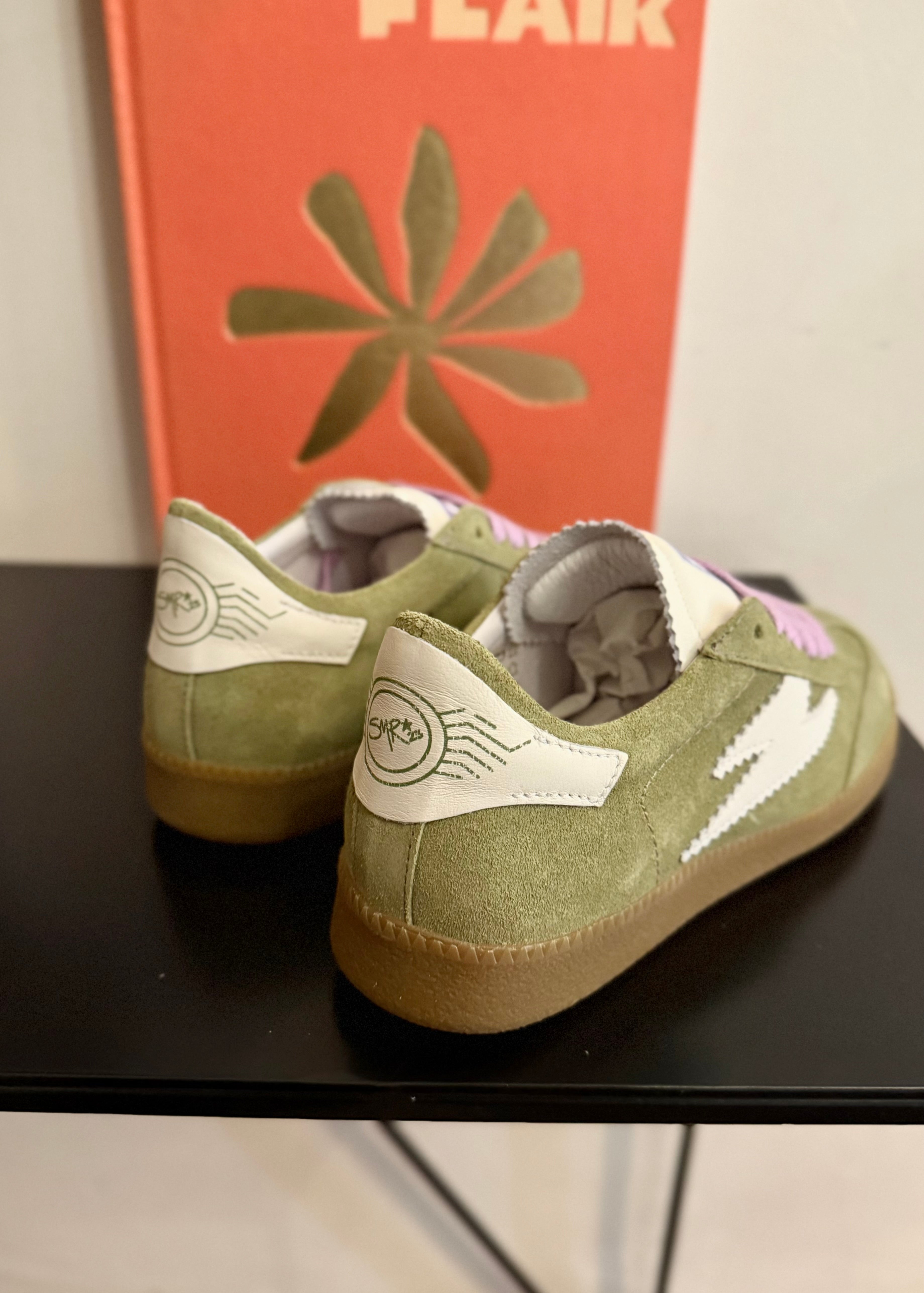 Baskets Semerdjian Aslan B166 pistacchio - L'adresse Corte