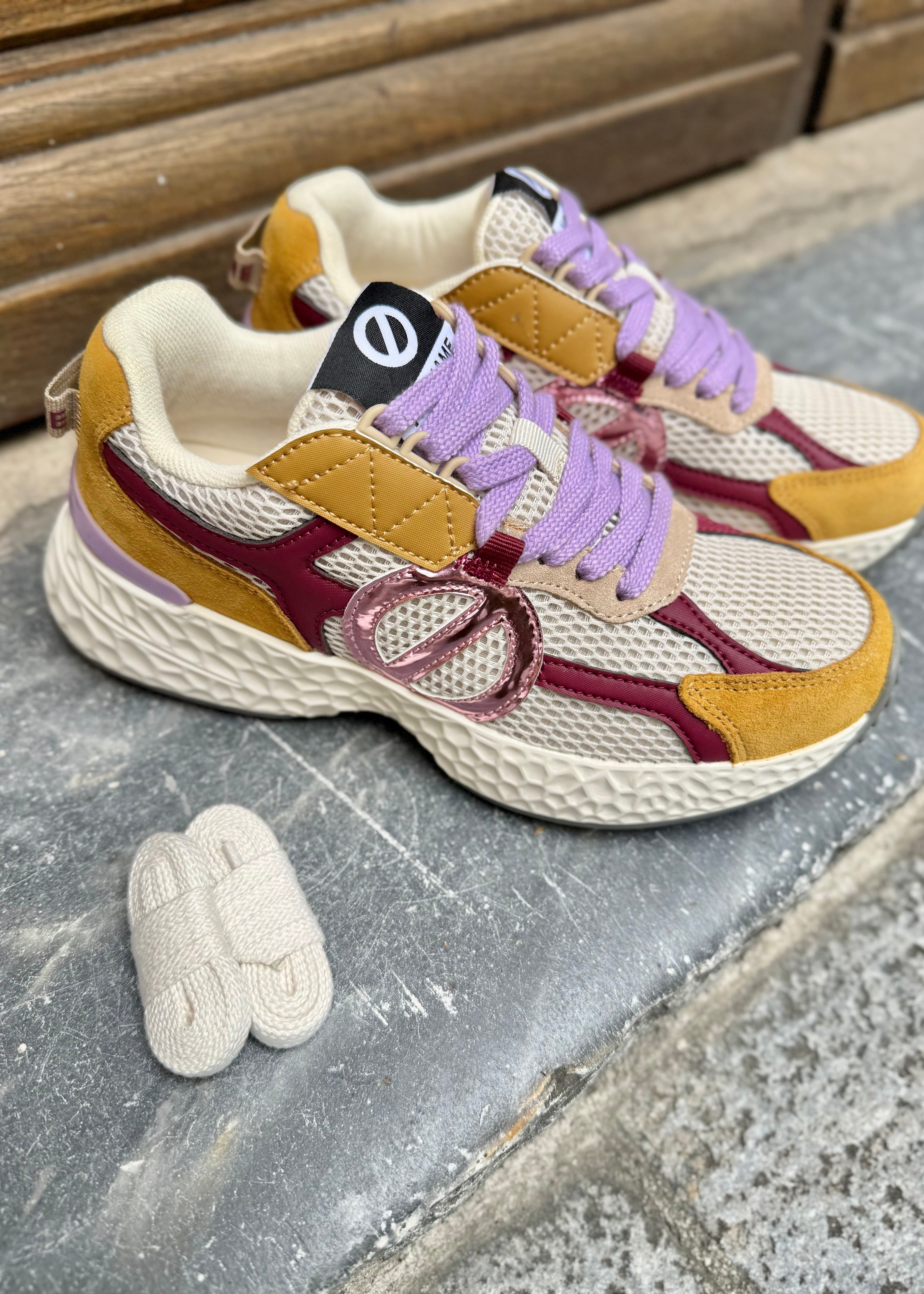 Baskets No Name Carter Runner 2.0 - Ocre/Vin No Name