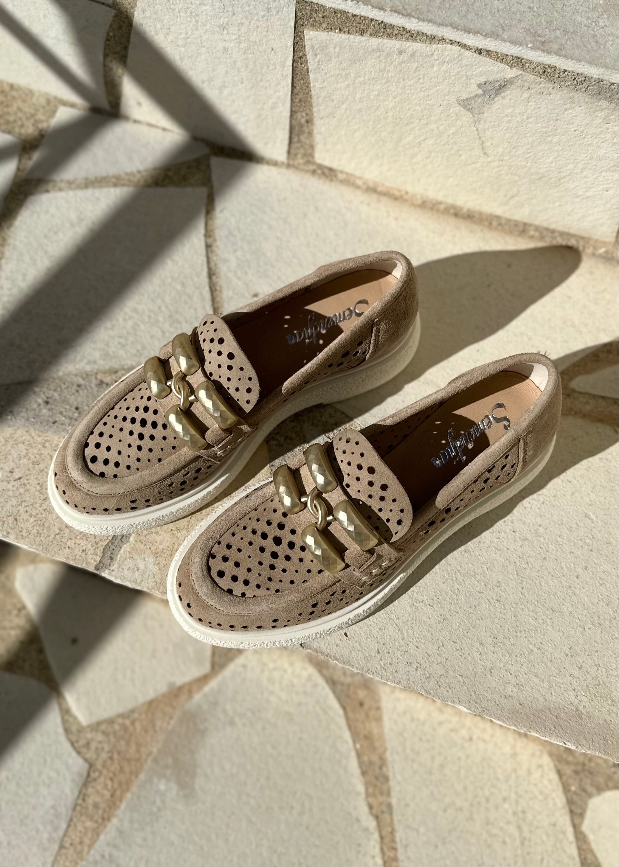 Mocassins Semerdjian E303E12 Beige - L'adresse Corte