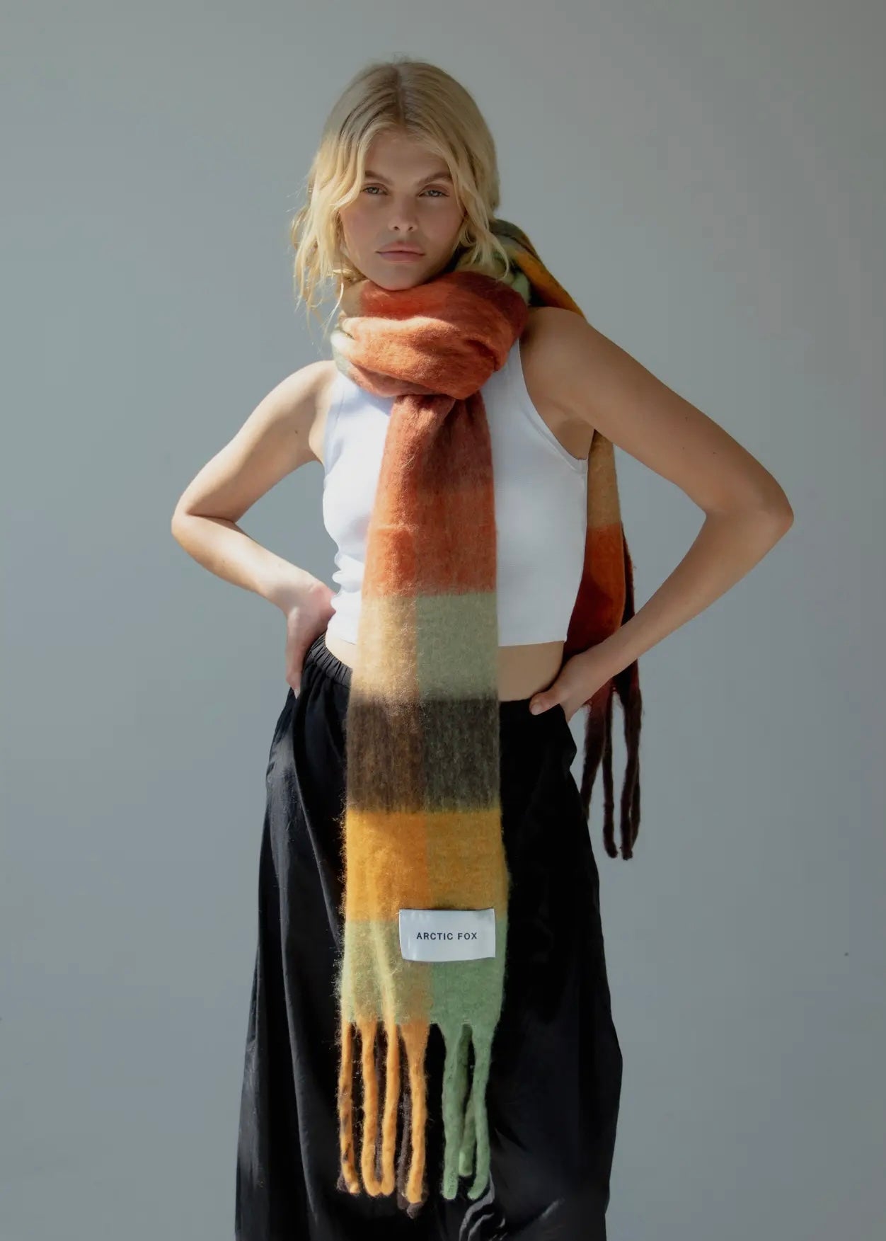 Écharpe Arctic Fox & Co - Jardins de Kyoto - L'adresse Corte