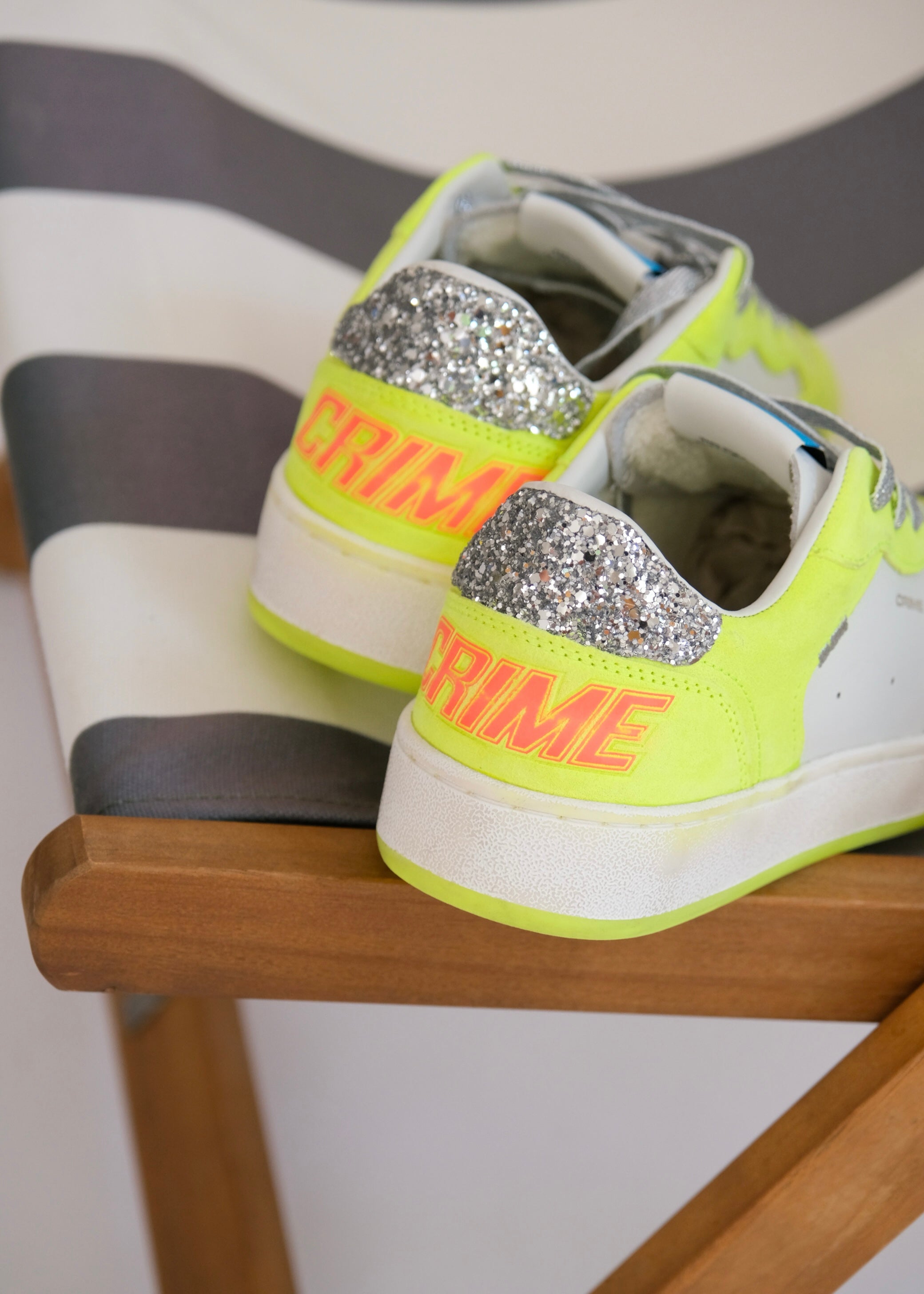 Baskets Crime London Chelsea Neon yellow Crime London