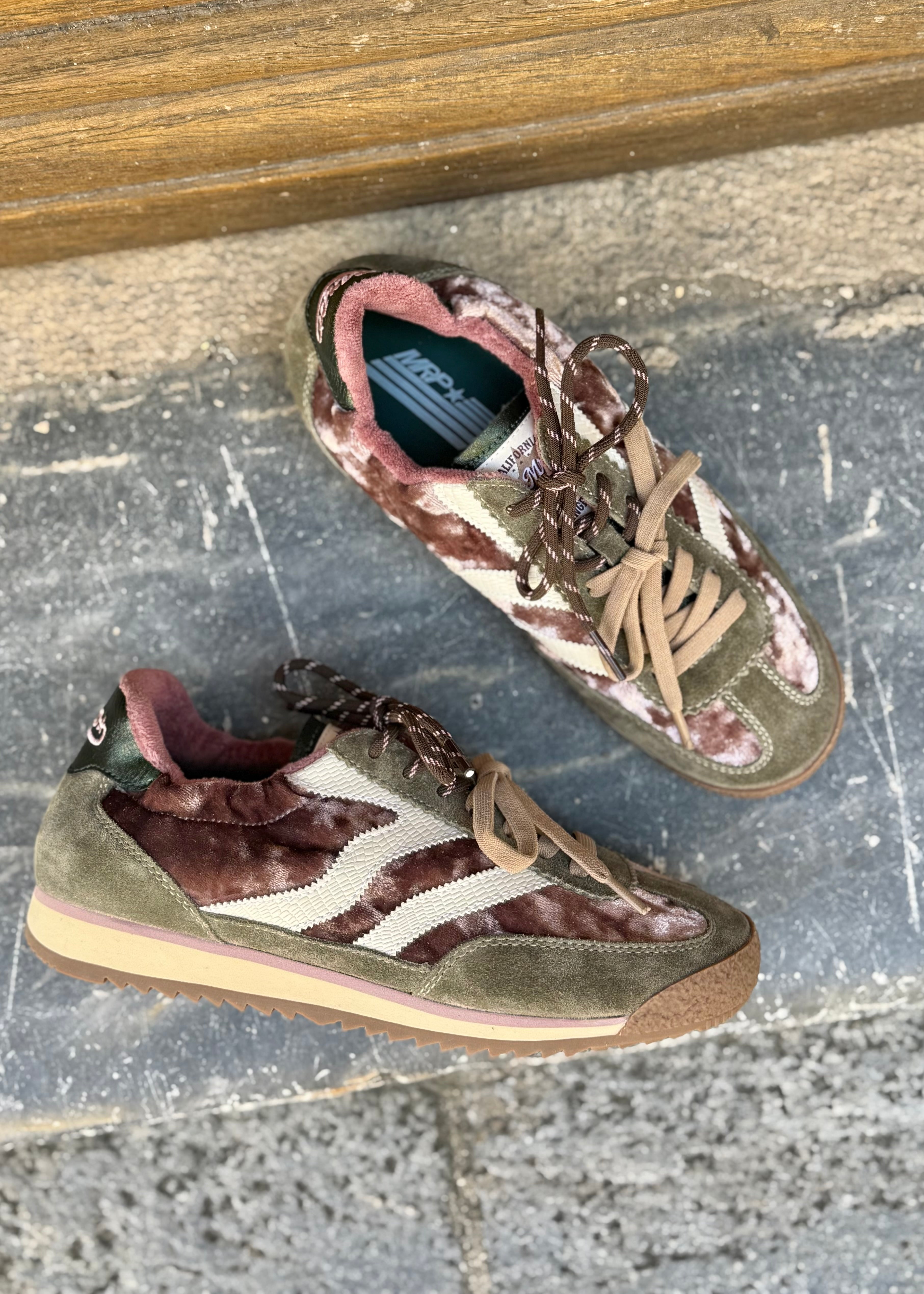 Baskets MRP Star Utah Rose Loden - L'adresse Corte