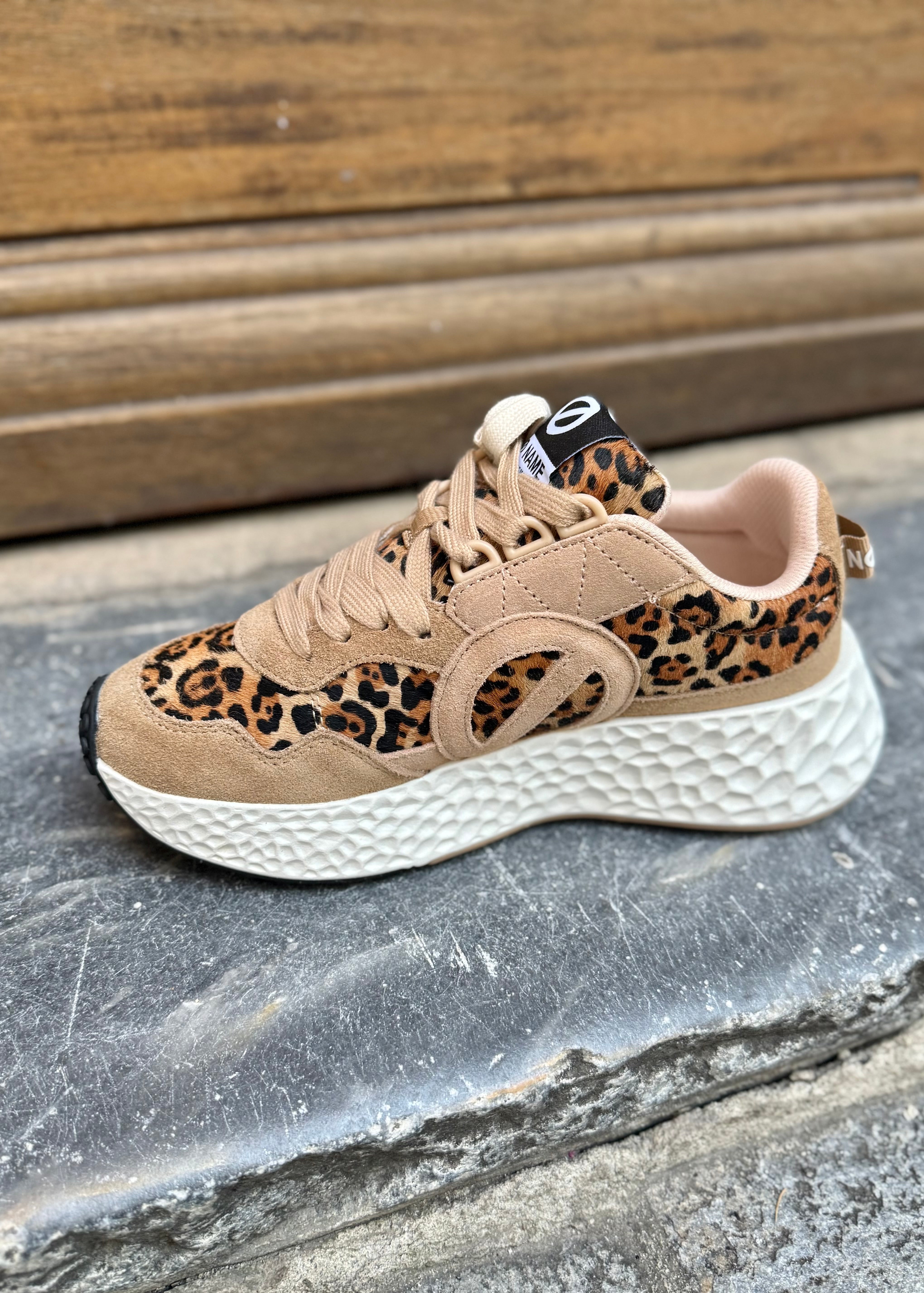 Baskets No Name Carter Noisette léopard No Name