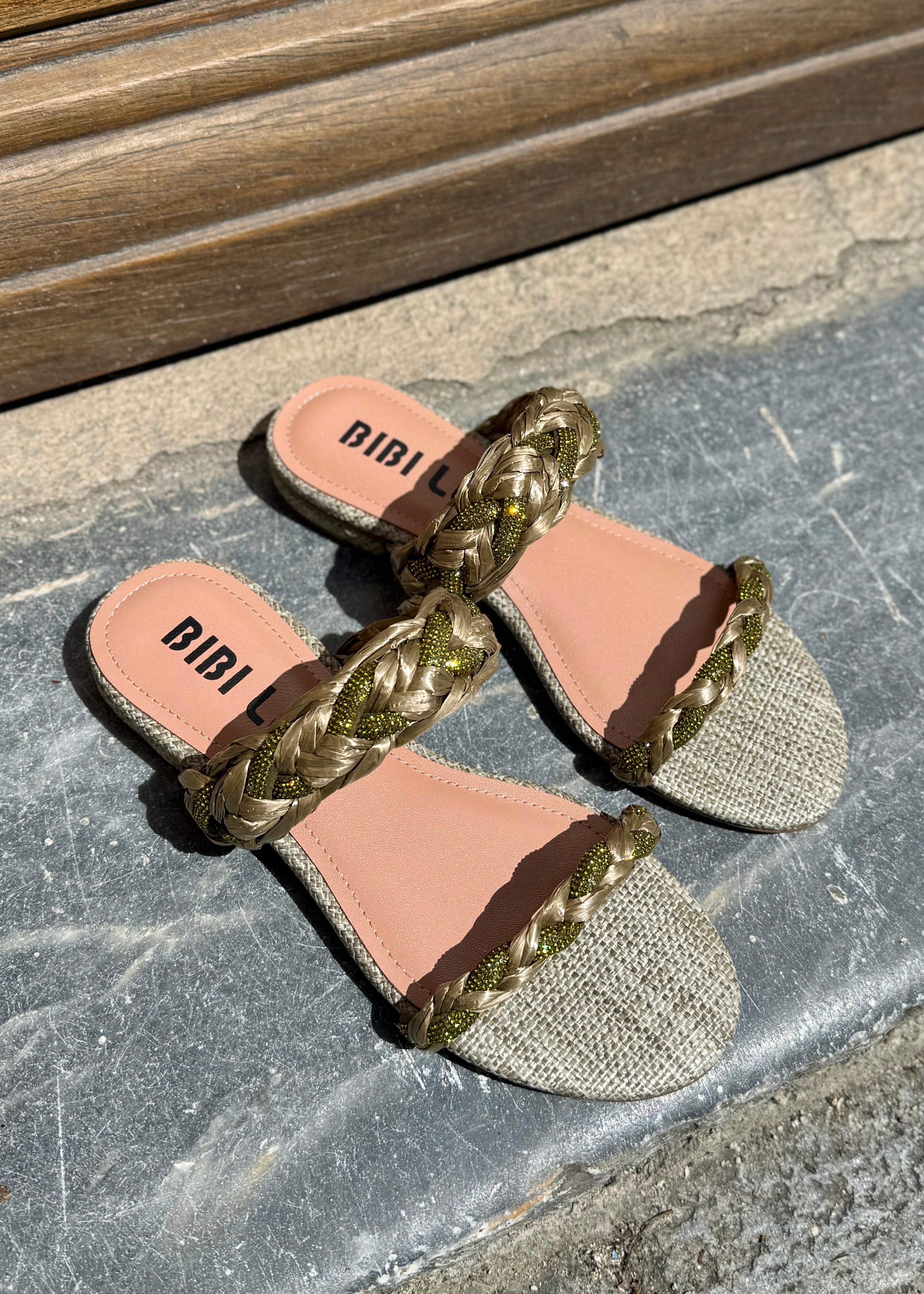 Sandales Bibi Lou Maé Raphia/Kaki Bibi Lou