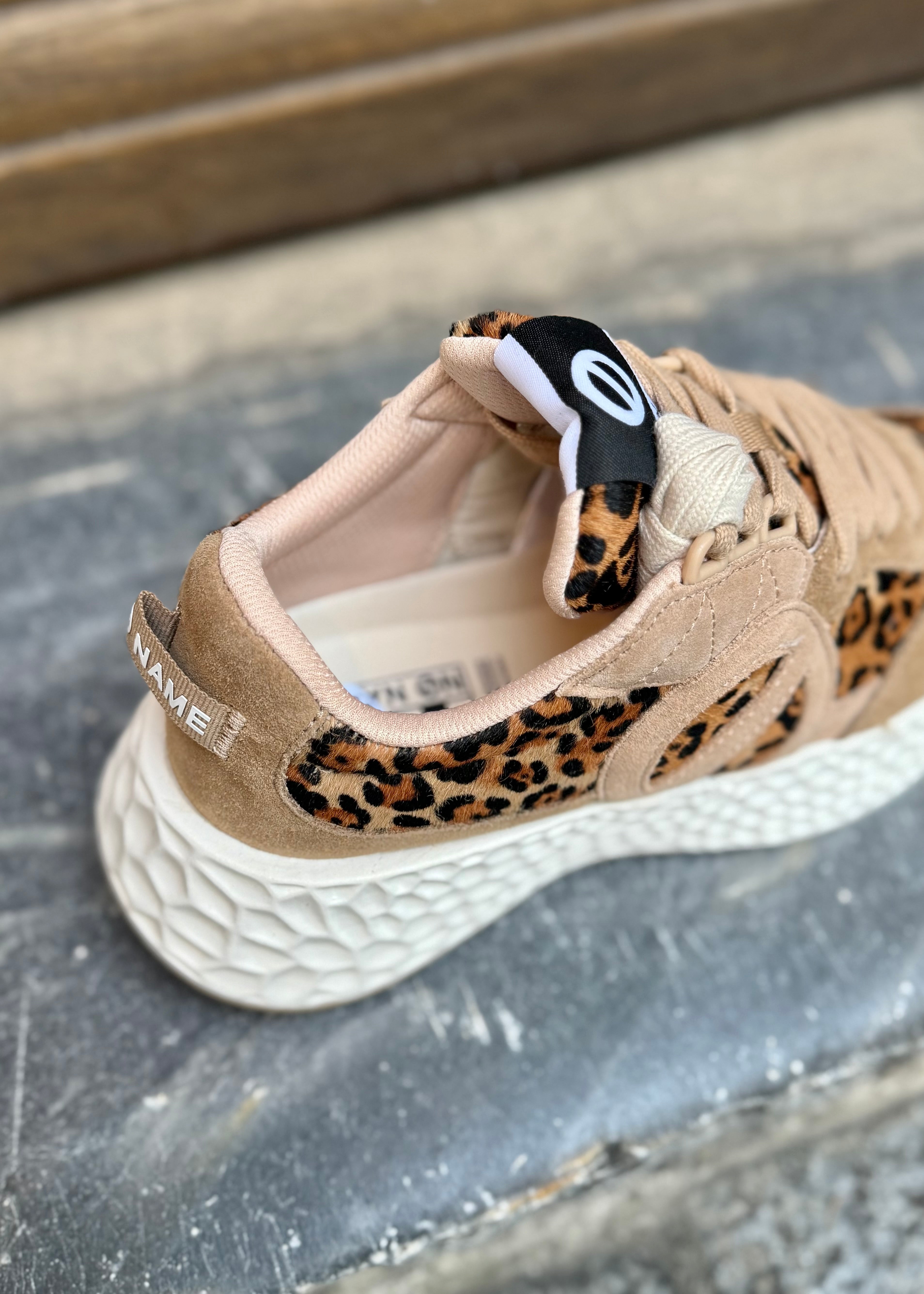 Baskets No Name Carter Noisette léopard No Name