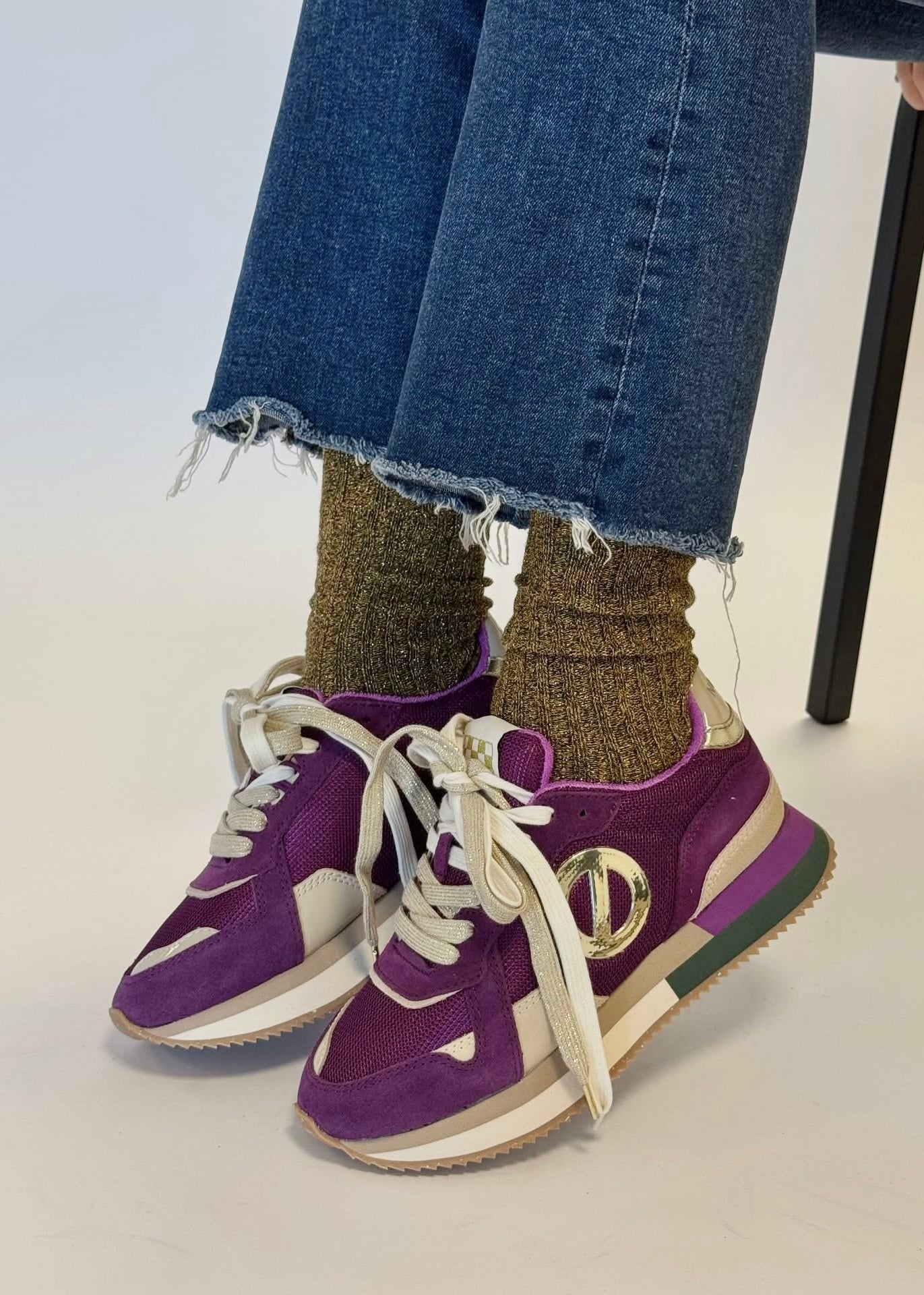 Baskets No name Mia Jogger Violet - L'adresse Corte